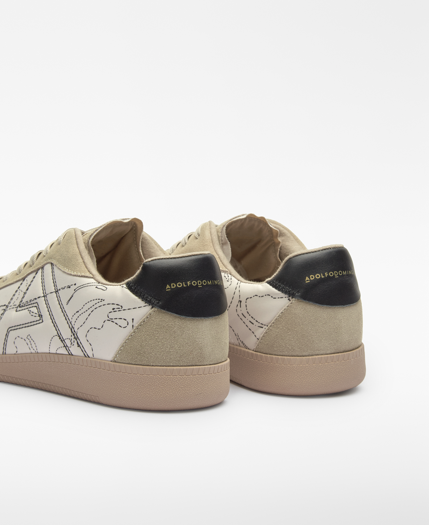 Topstitched maxi logo sneaker man image number 2