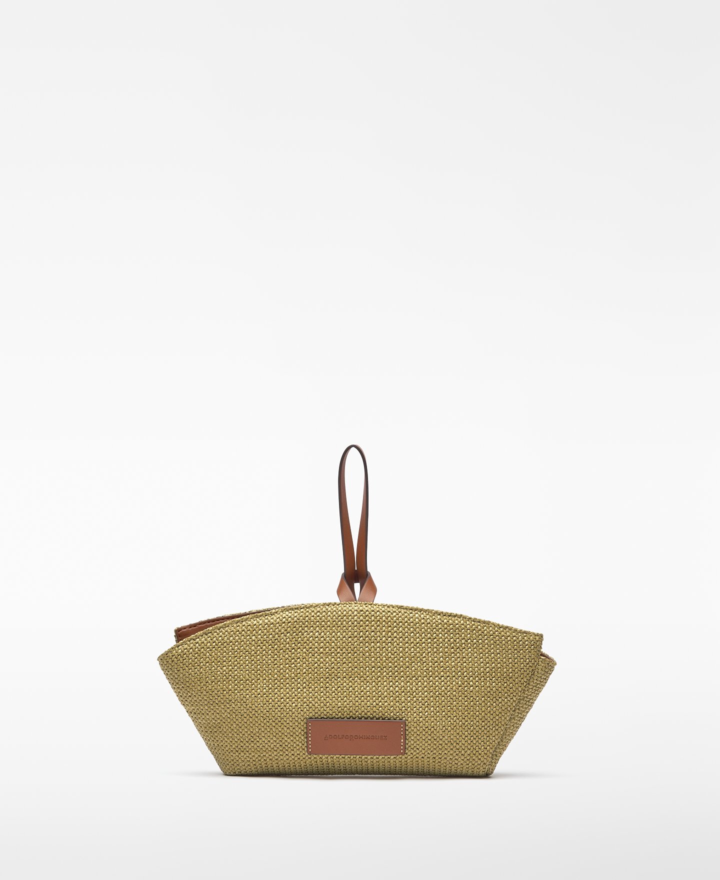 Eclipse raffia texture mini bag image number 0