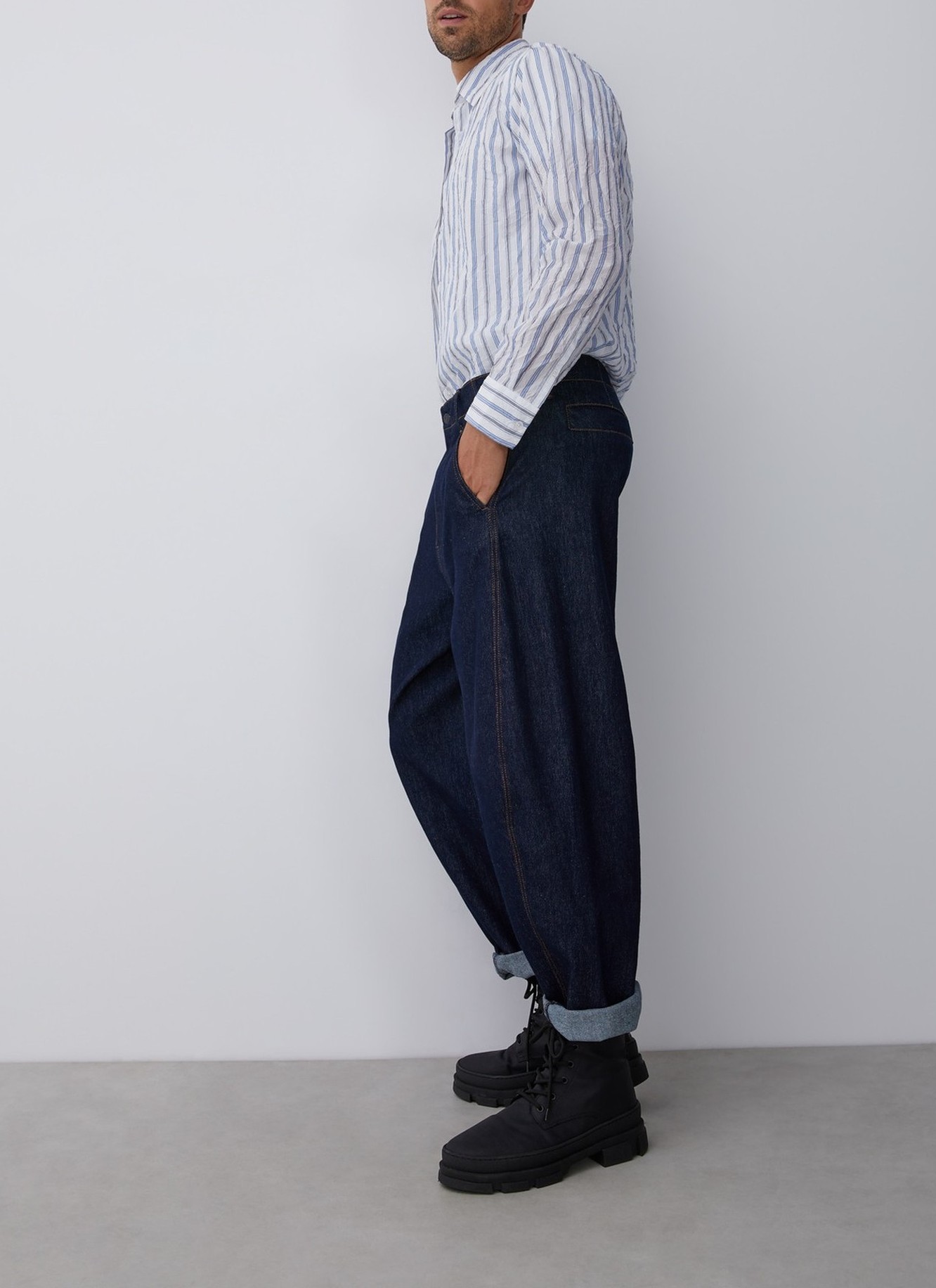 Multi striped shirt image number 4