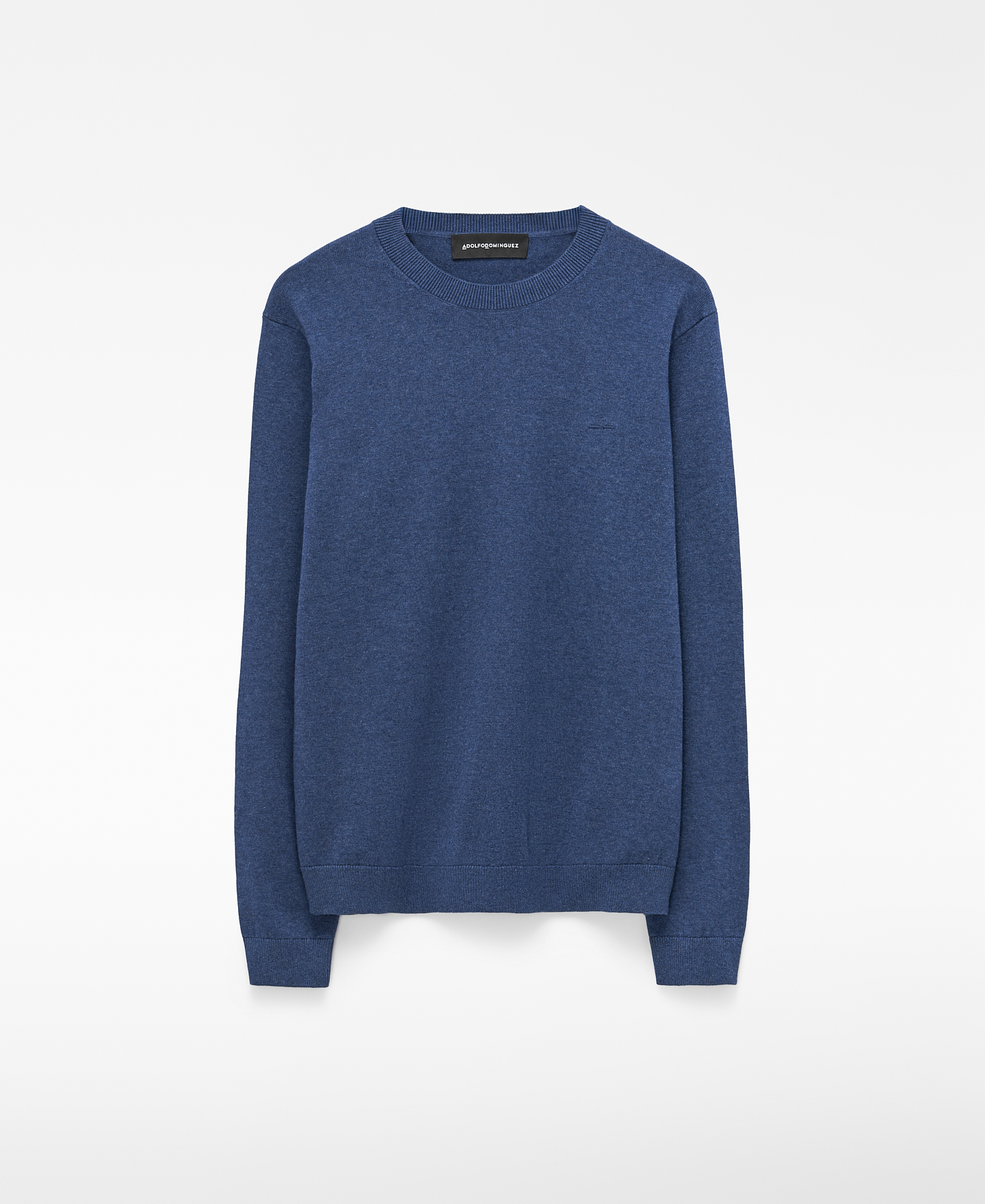 Wool and cotton crew collar sweater image number 4