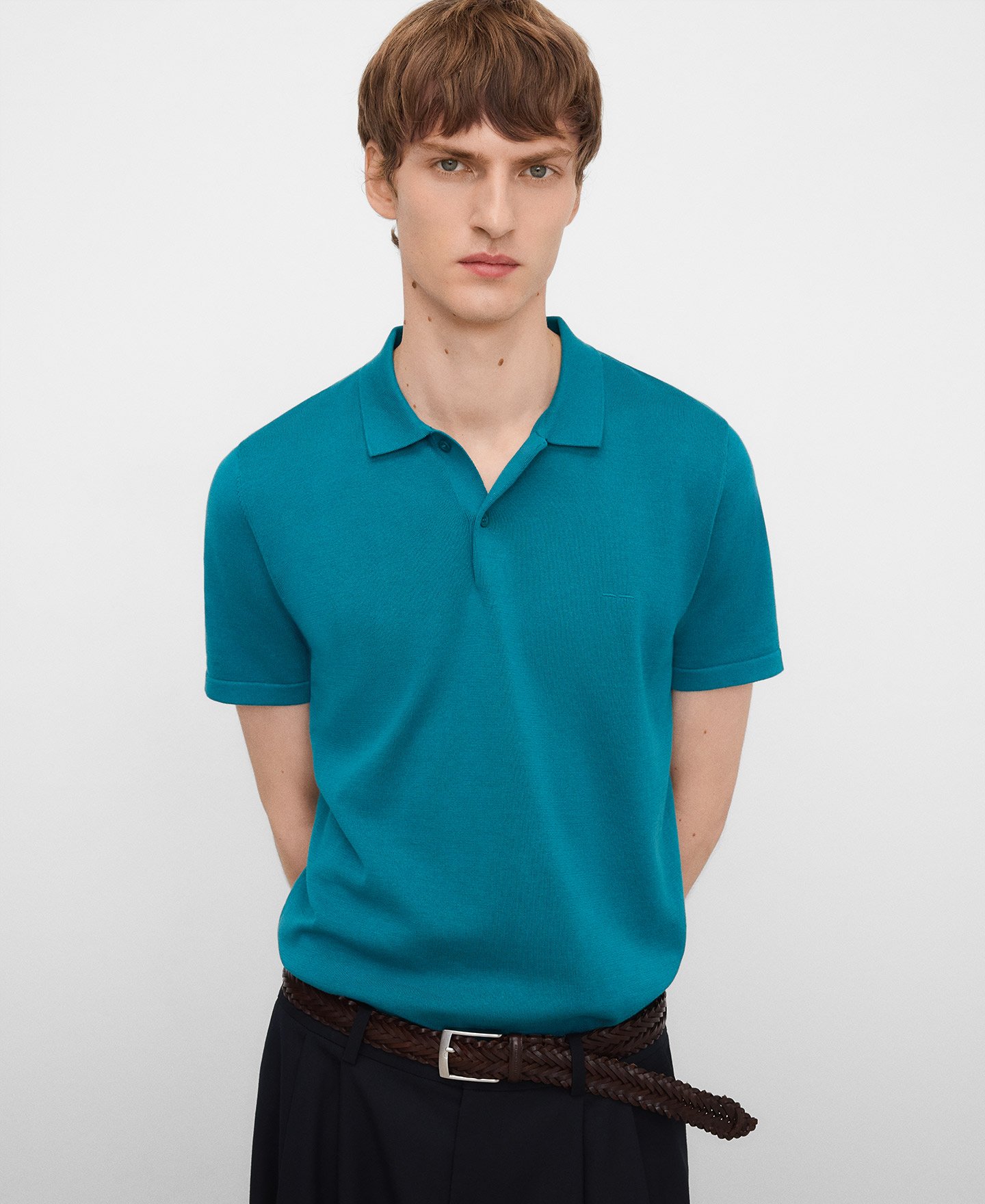 Polo regular fit algod&oacute;n org&aacute;nico image number 0