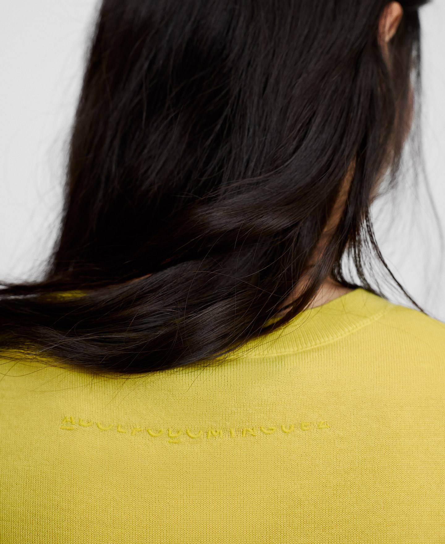 Merino wool knit short sleeve sweater image number 3