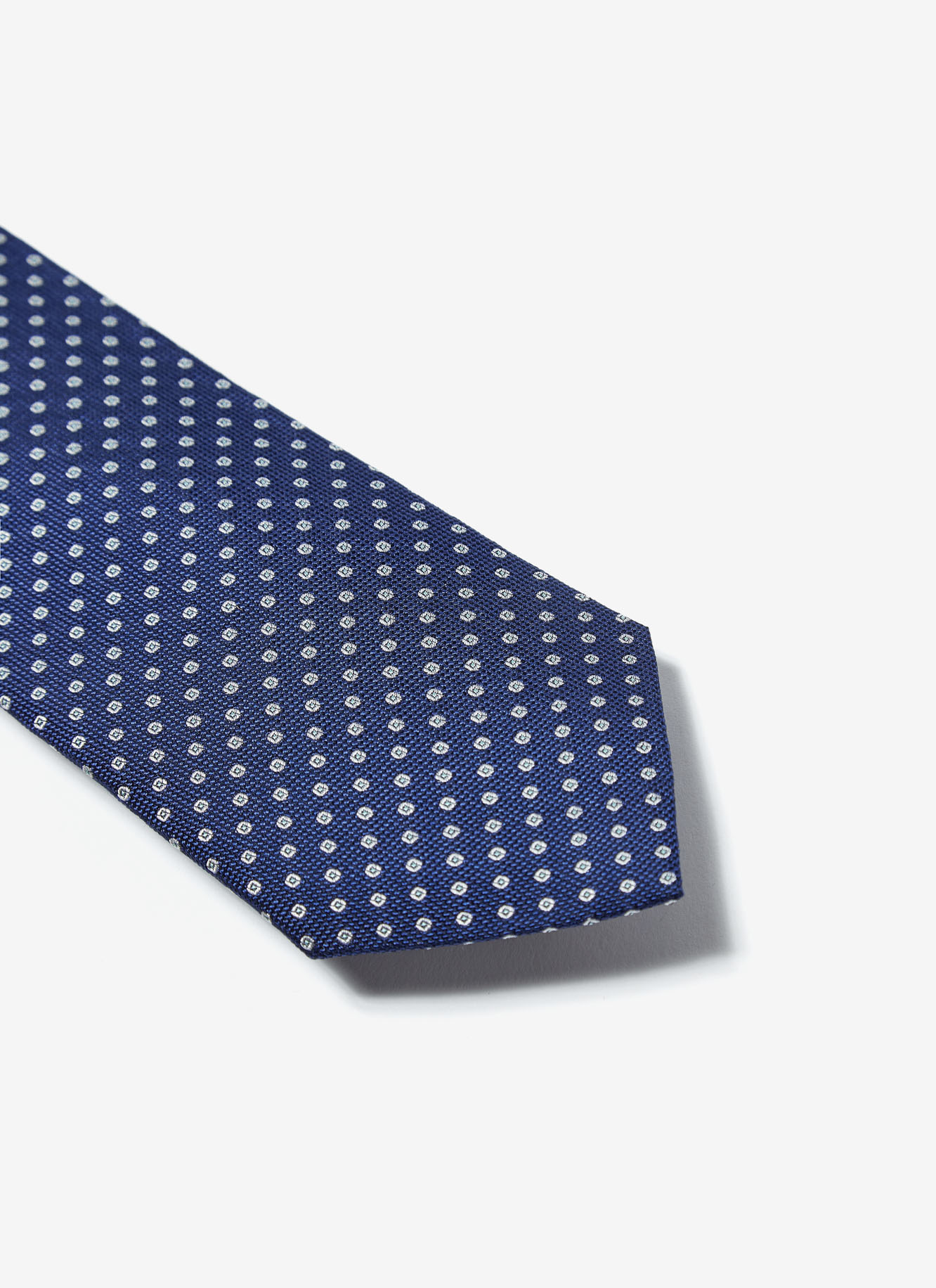 Corbata de seda con lunares image number 1