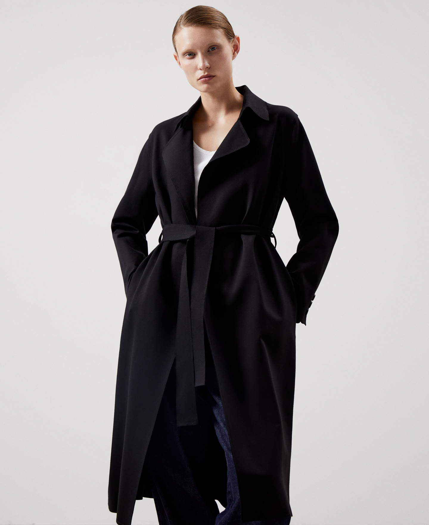 Responsible viscose knitted gabardine image number 0