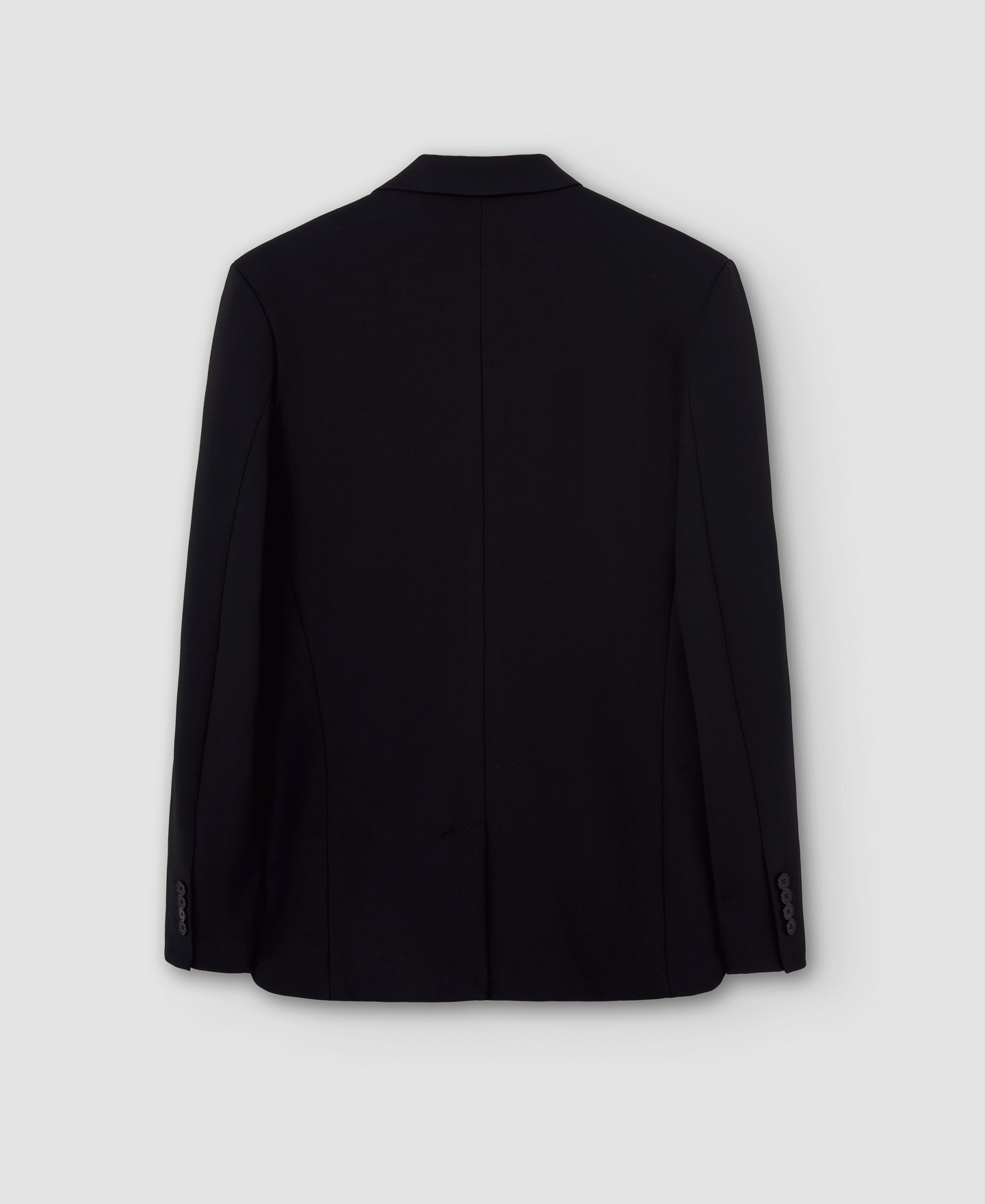 Three button blazer in viscose fabric image number 5