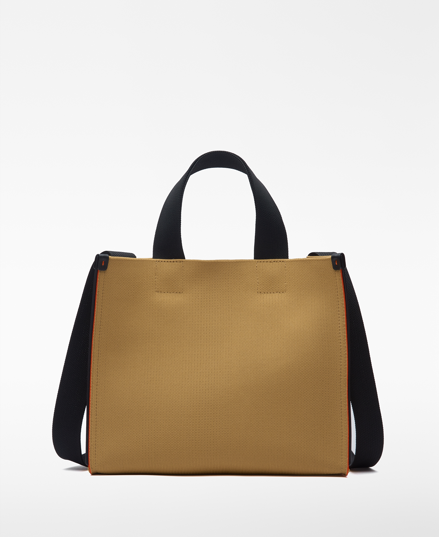 Embroidered horizontal shopper bag woman image number 1