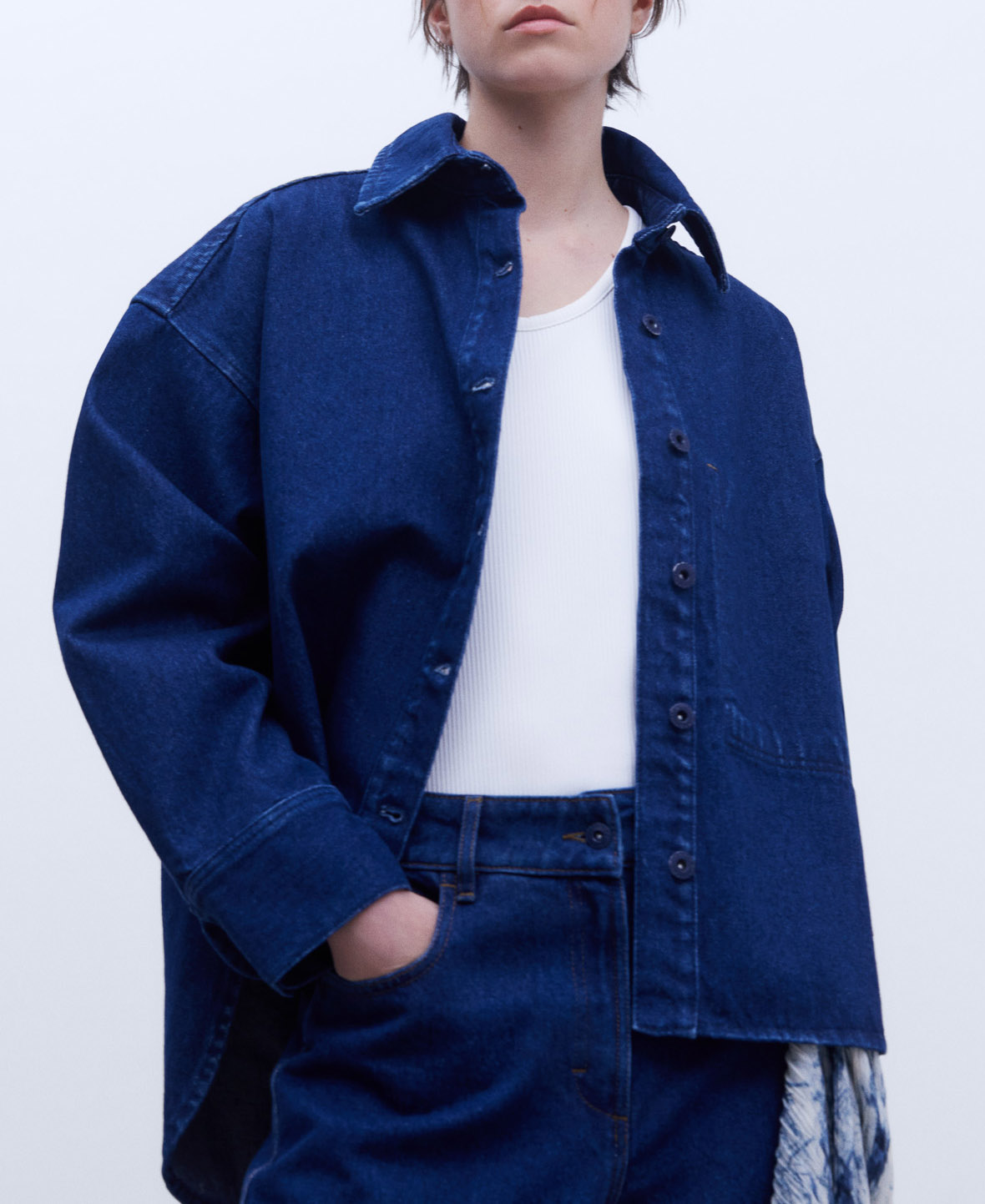 Surchemise en jean oversize image number 0