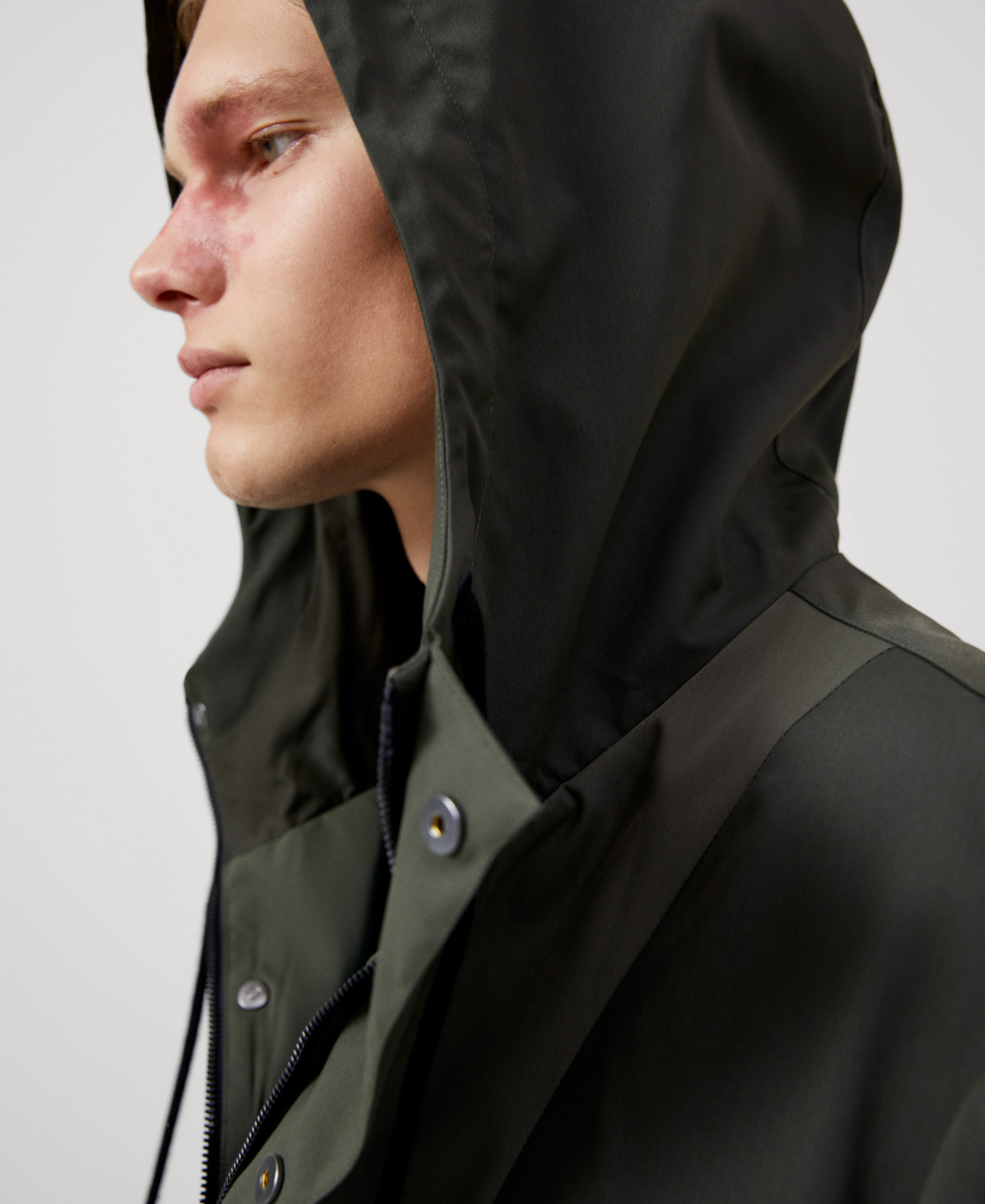 Oversize pockets light parka image number 3