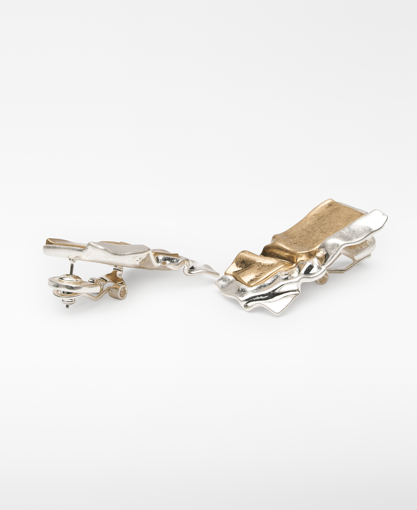 Large double-lacquered earrings woman image number 2