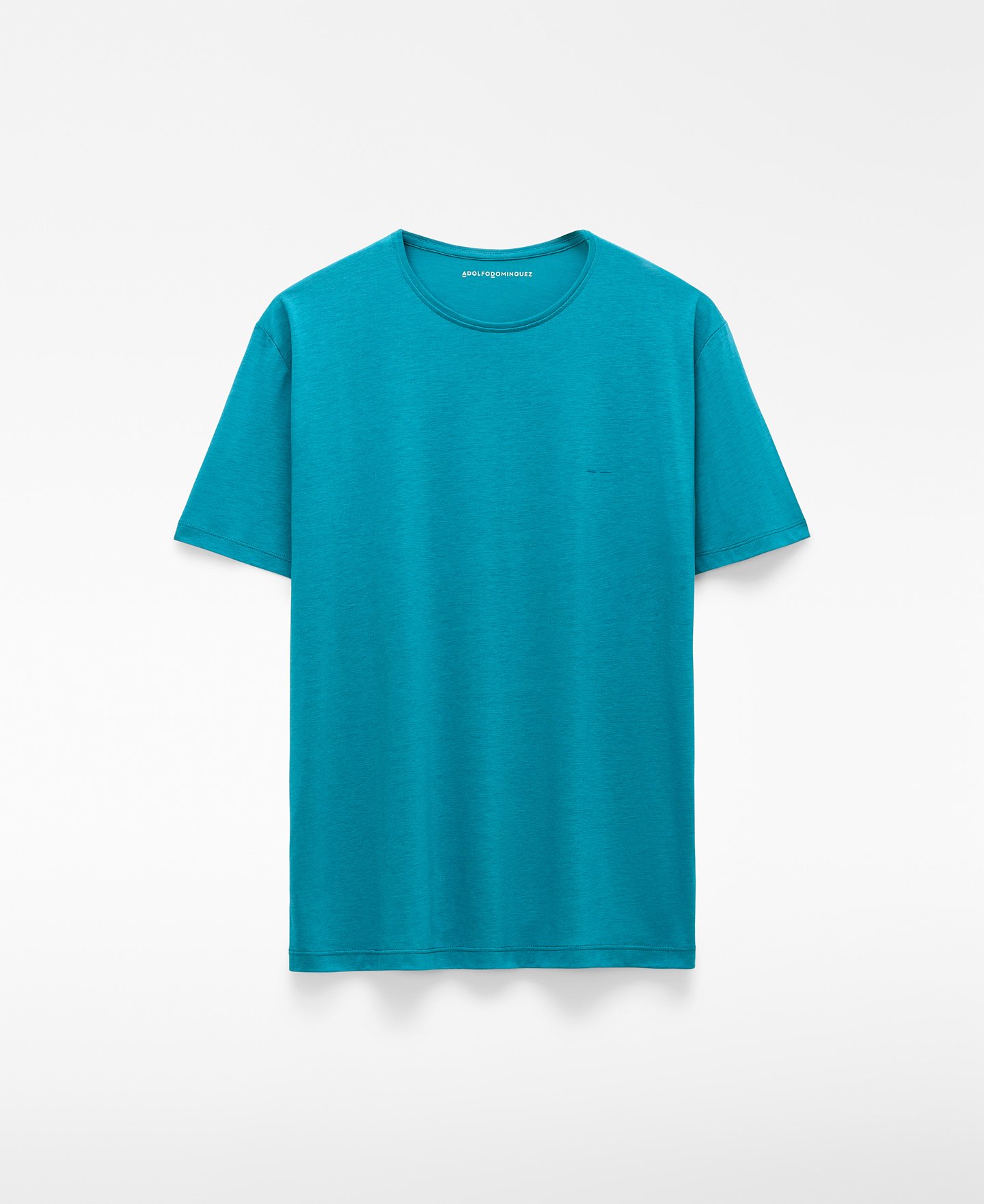 T-Shirt mit normaler Passform aus Lyocell und Baumwolle image number 4