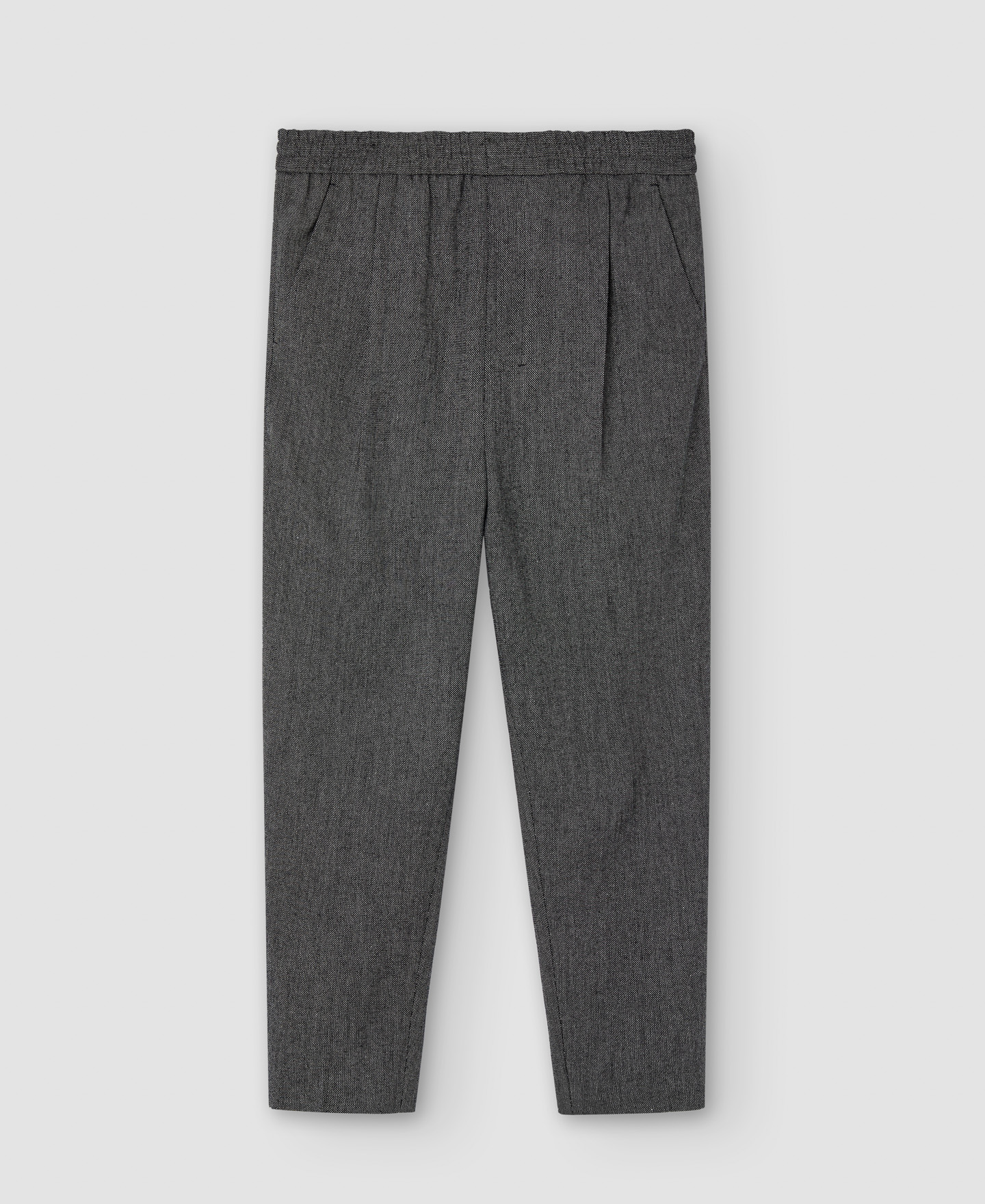 Pantalón de pinzas semientallado image number 4