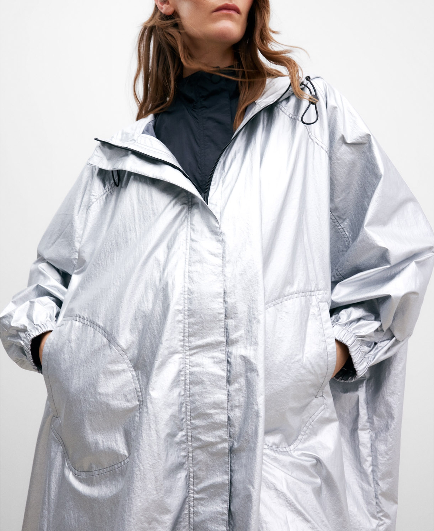 Nylon windproof coat image number 0