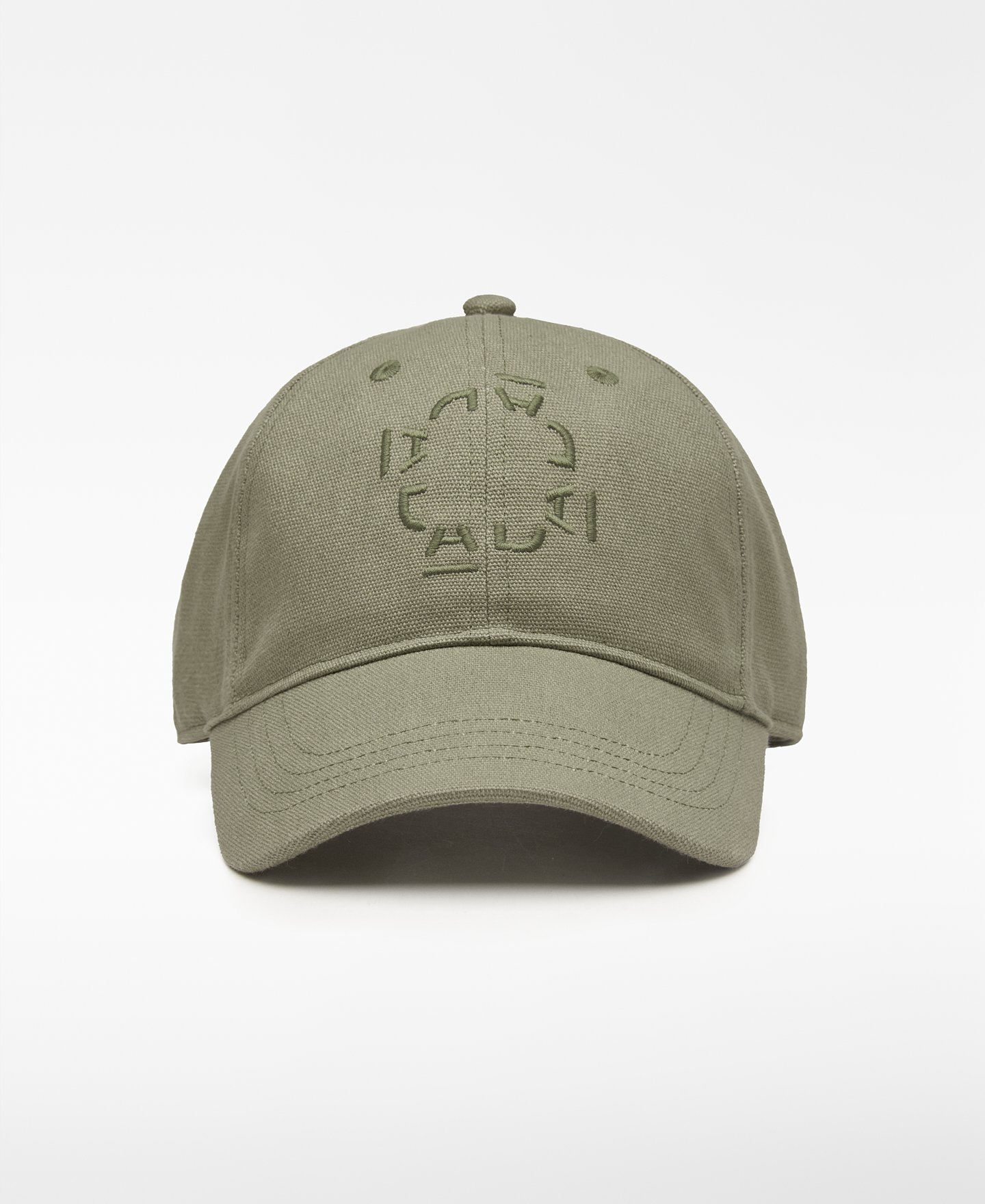 Gorra logo bordado algodón hombre image number 0