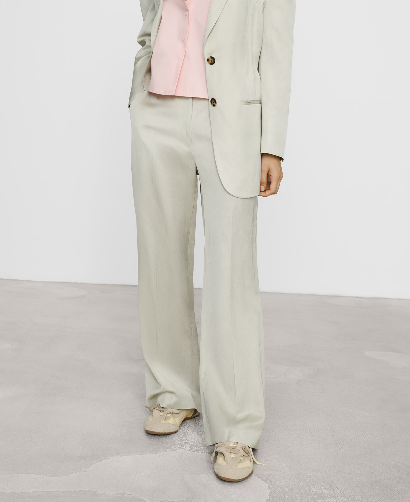 Straight tailored trousers image number 0