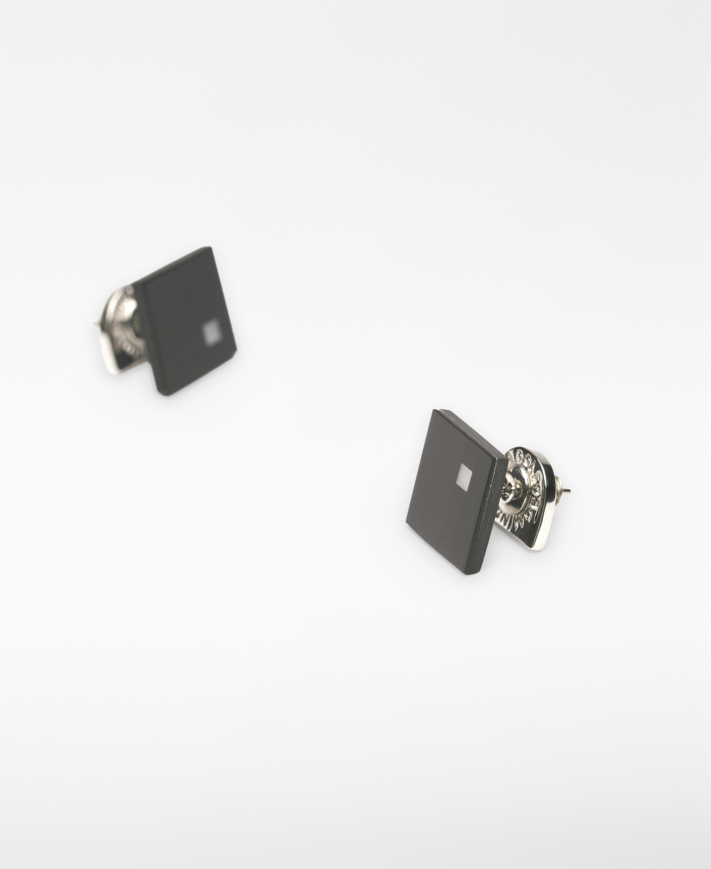 Square agate earrings woman image number 1