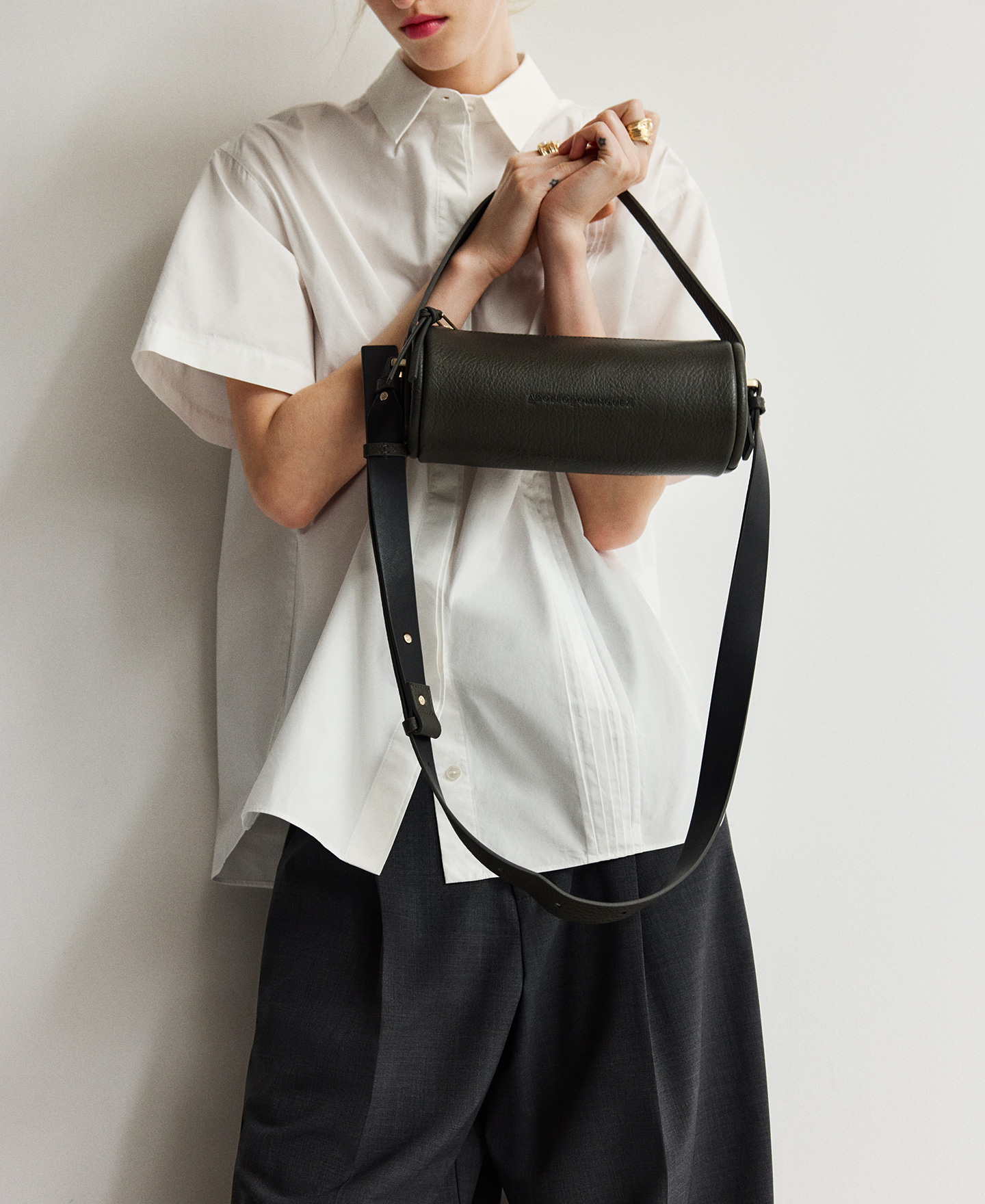 Bolso cilíndrico Piel No Piel mujer image number 4