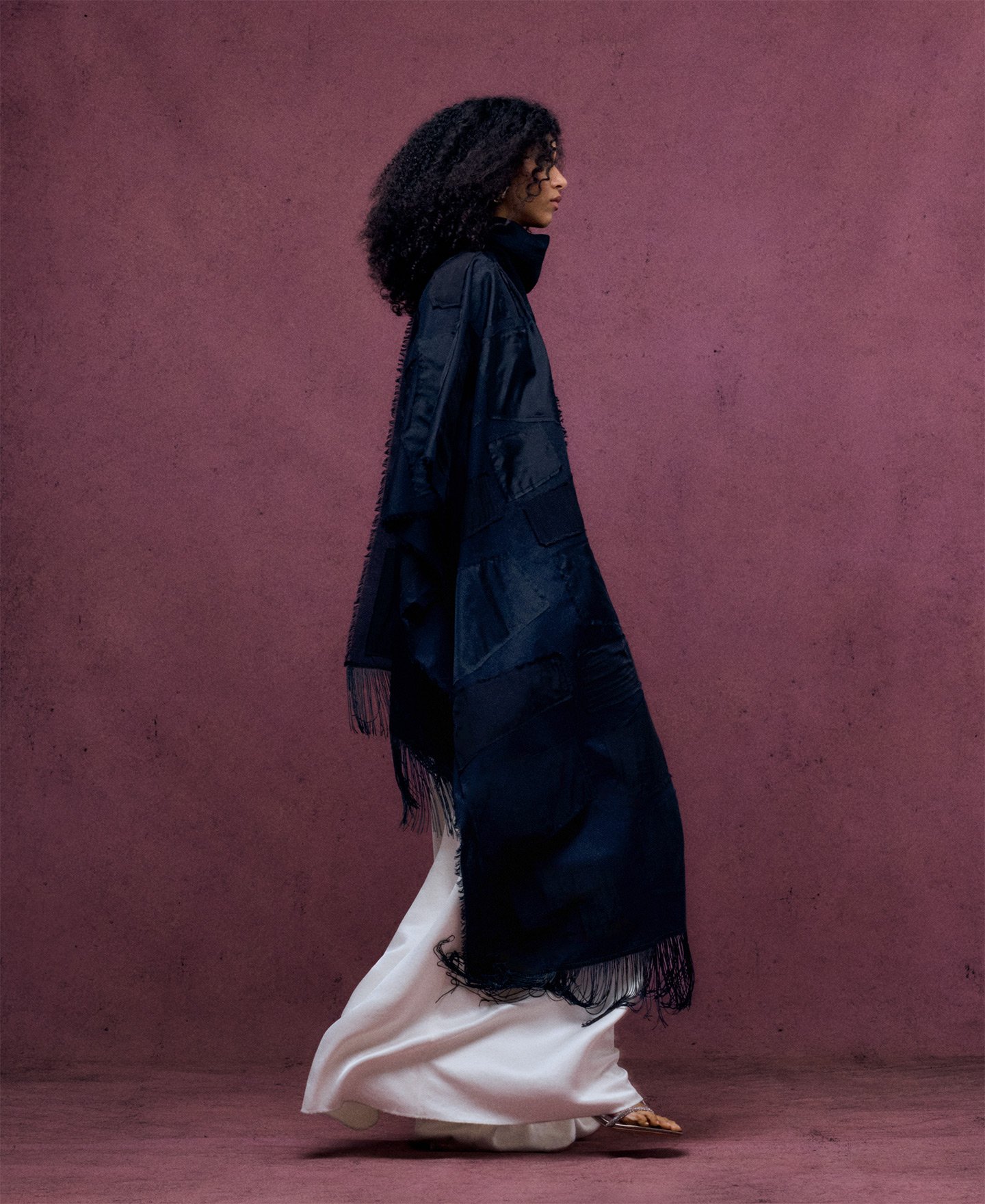 Chal patchwork negro mujer image number 5
