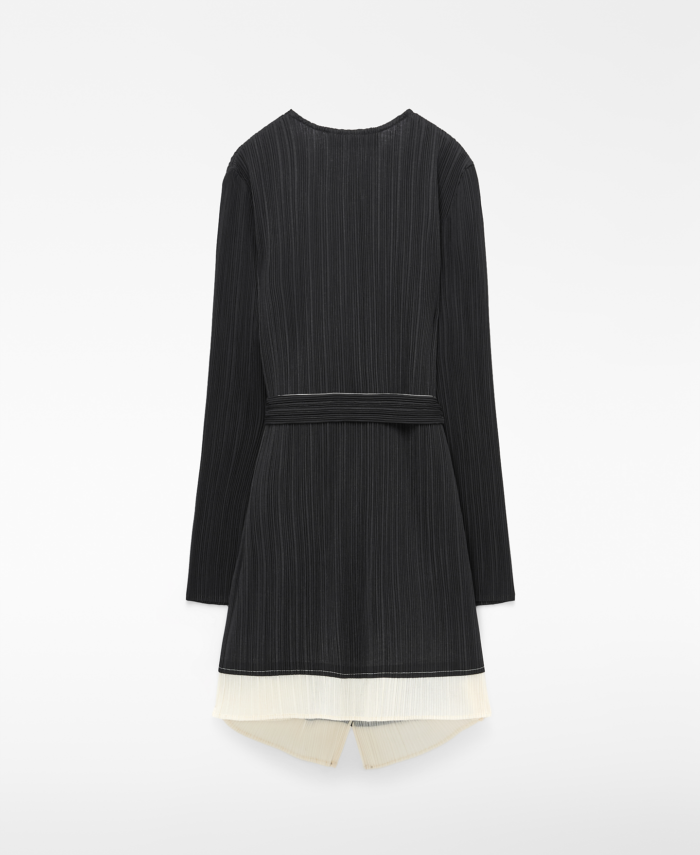 Two-tone unstructured crinkle jacket image number 5