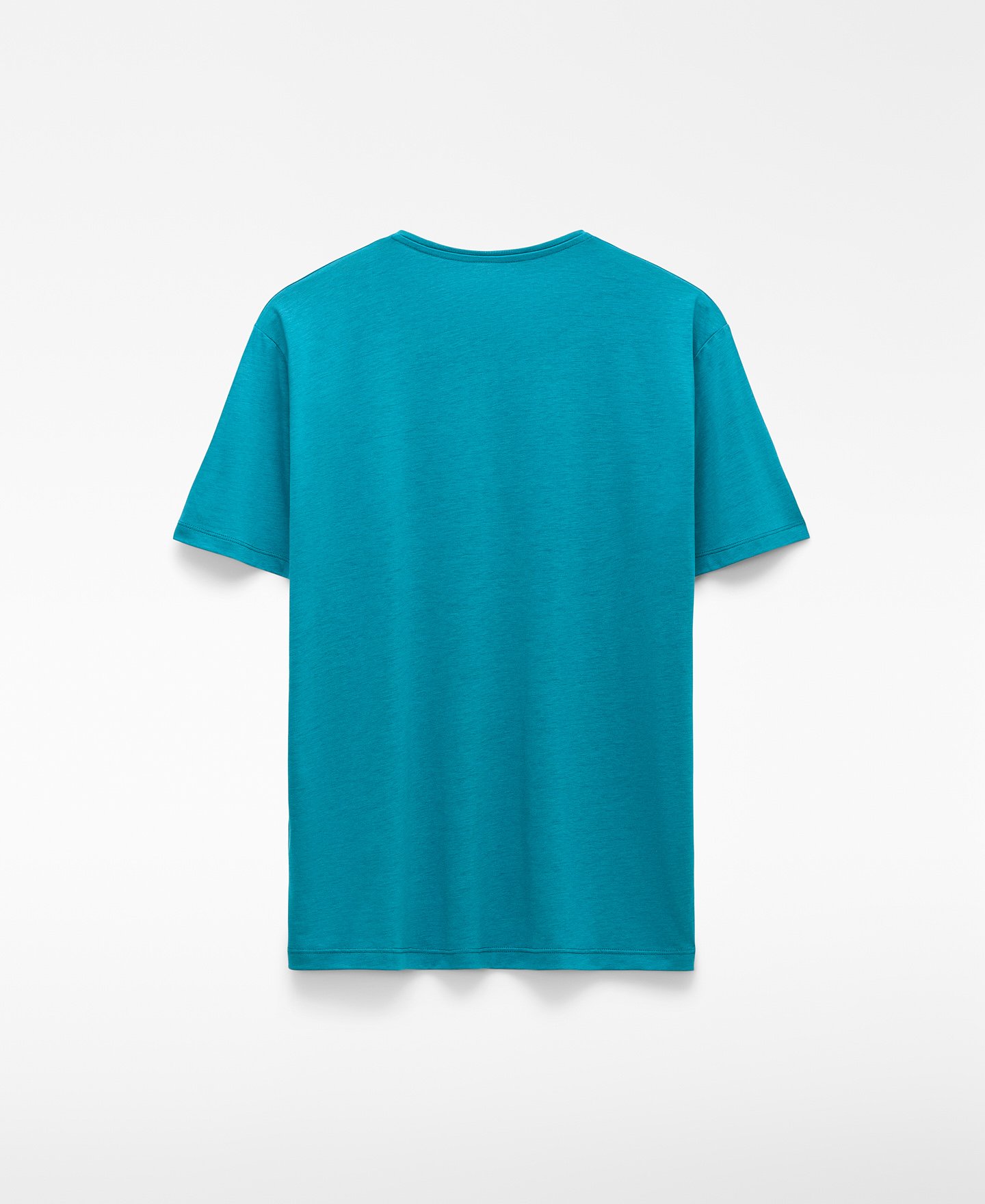 T-Shirt mit normaler Passform aus Lyocell und Baumwolle image number 5