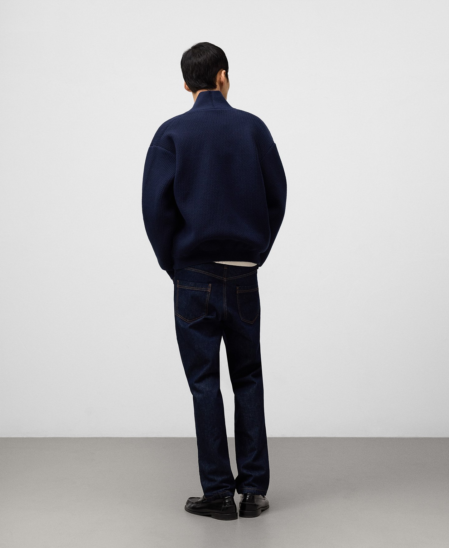 Chaqueta oversize cruzada hombre image number 2