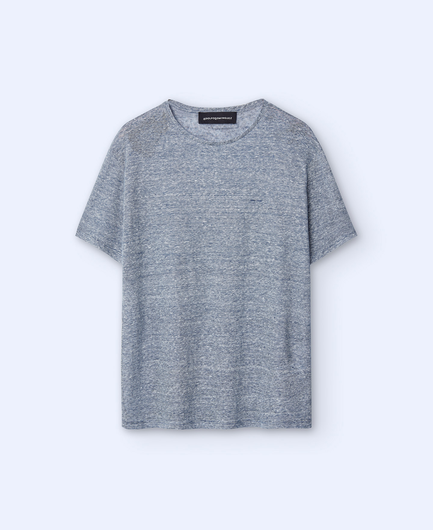 Camiseta cuello redondo en lino europeo image number 4
