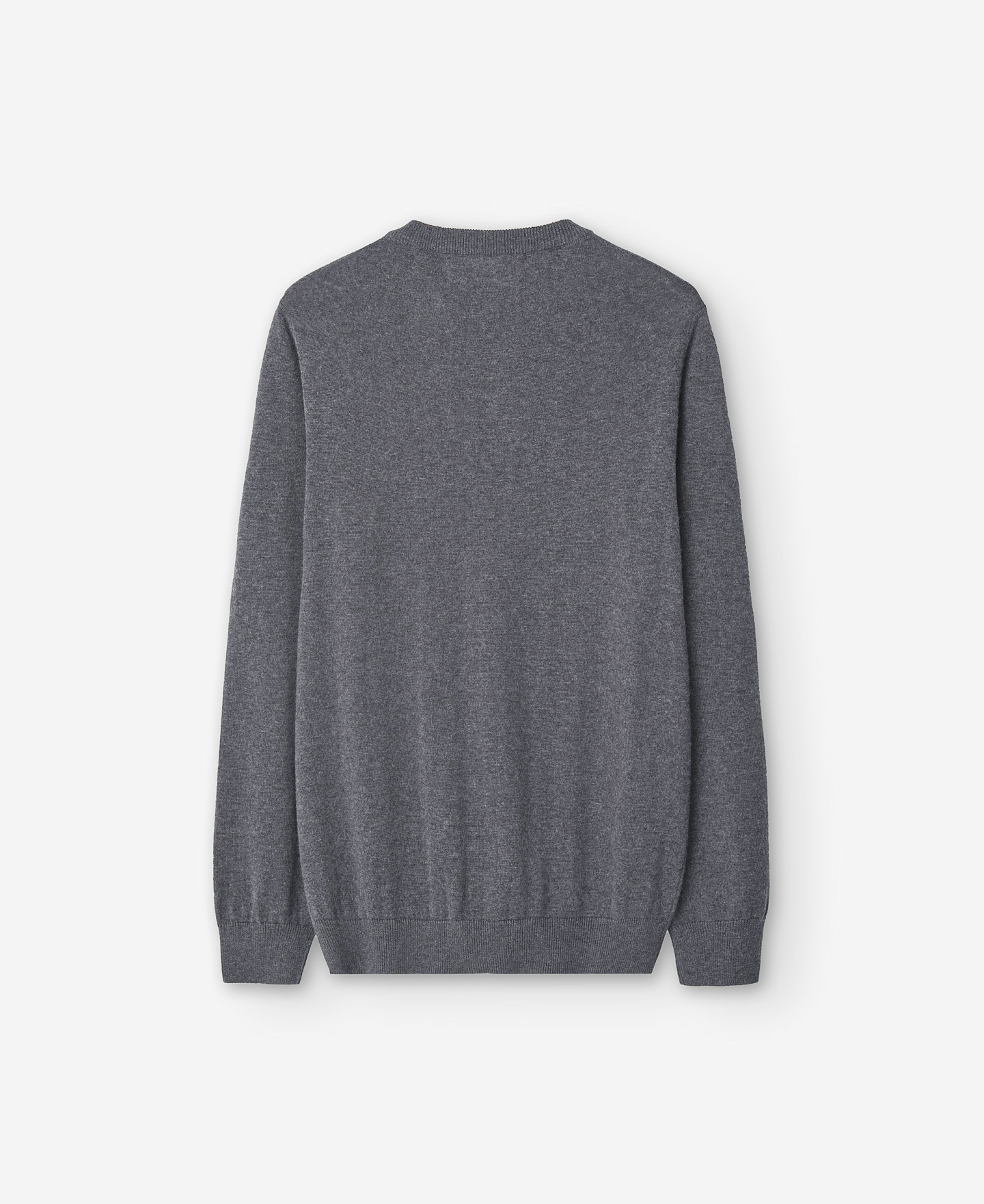 V-neck cotton sweater for men image number 5