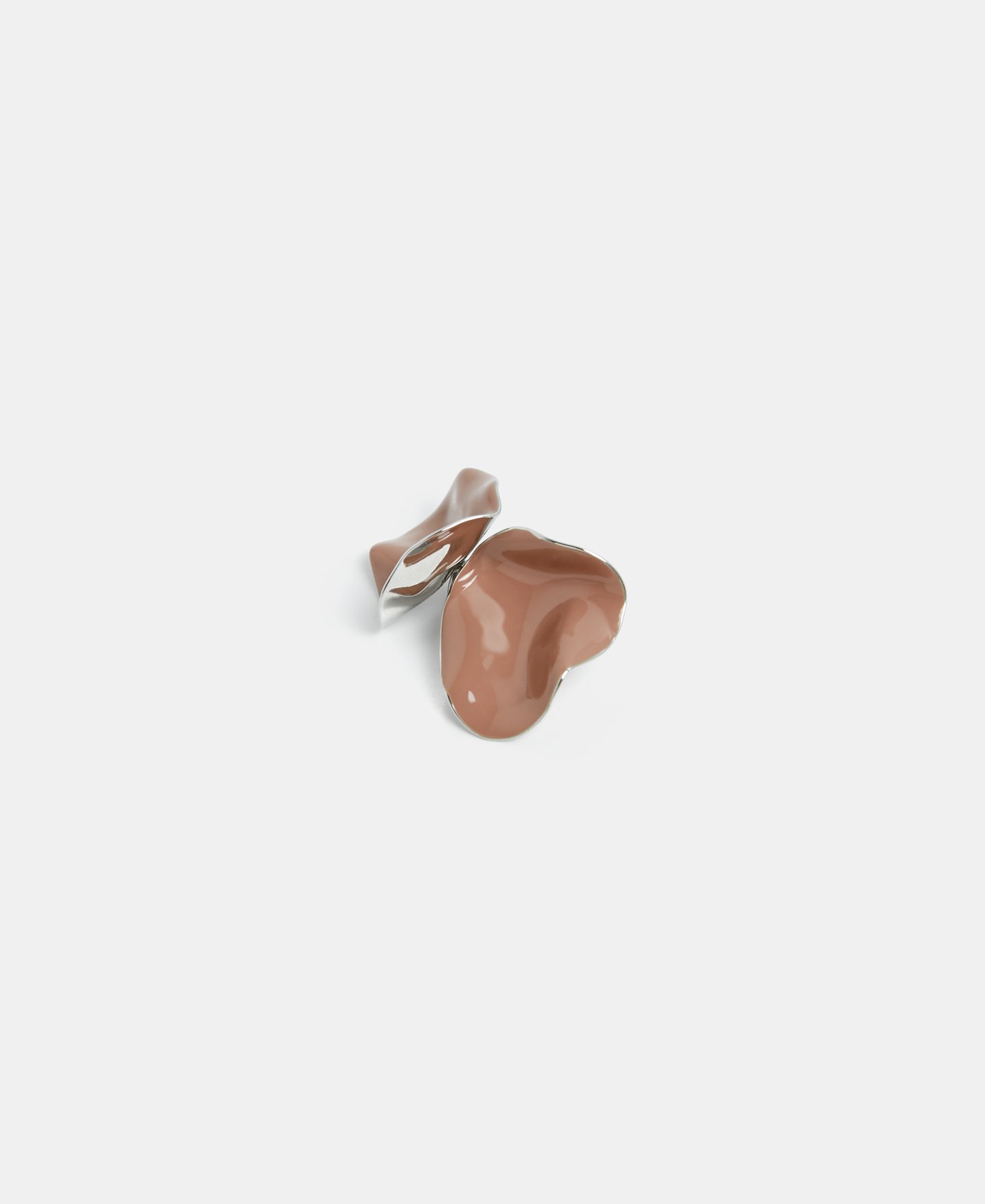 Irregular organic earrings image number 2