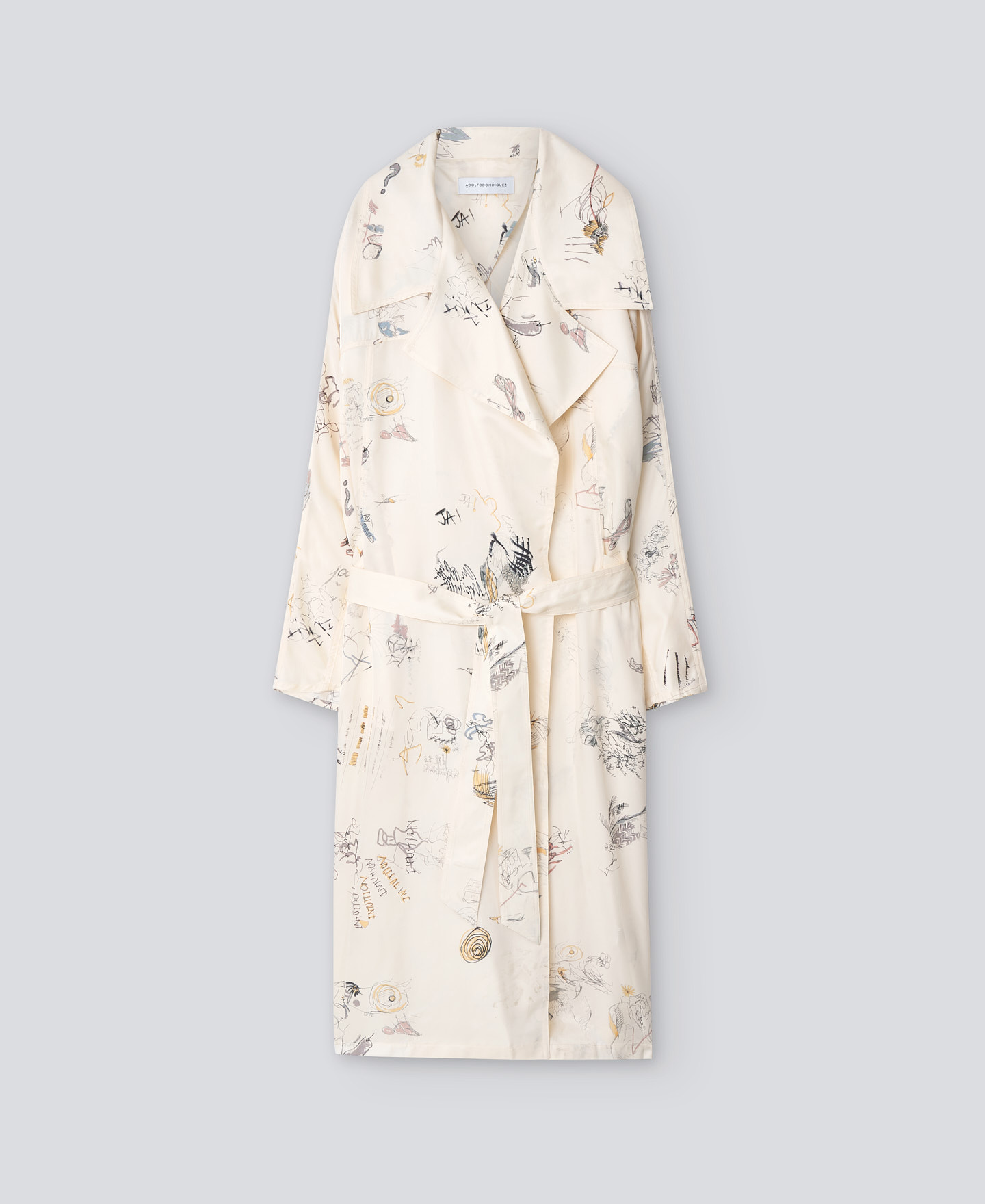 Printed kimono jacket image number 4