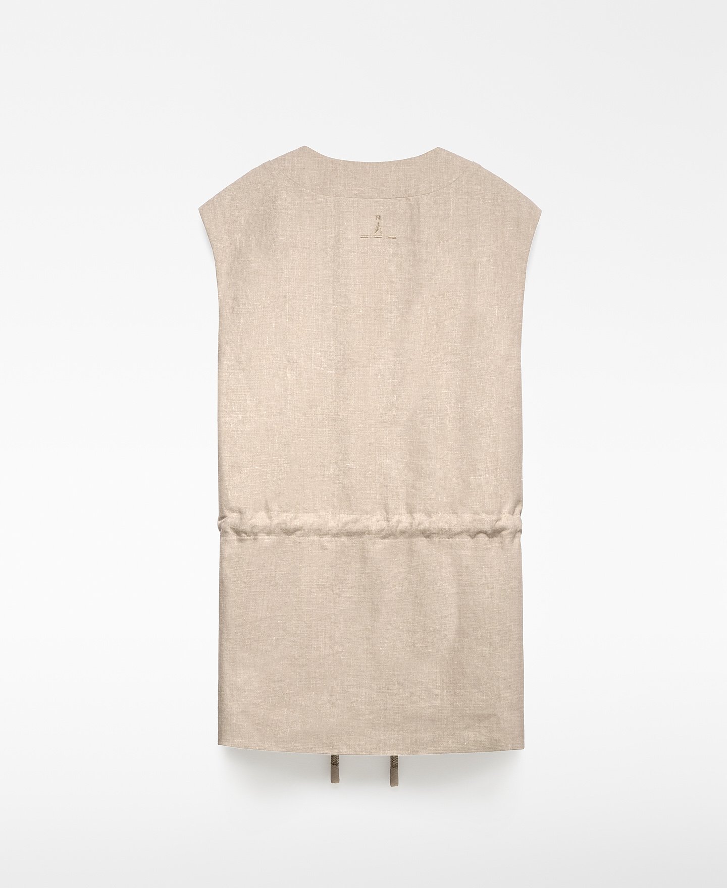 European linen waistcoat man image number 7