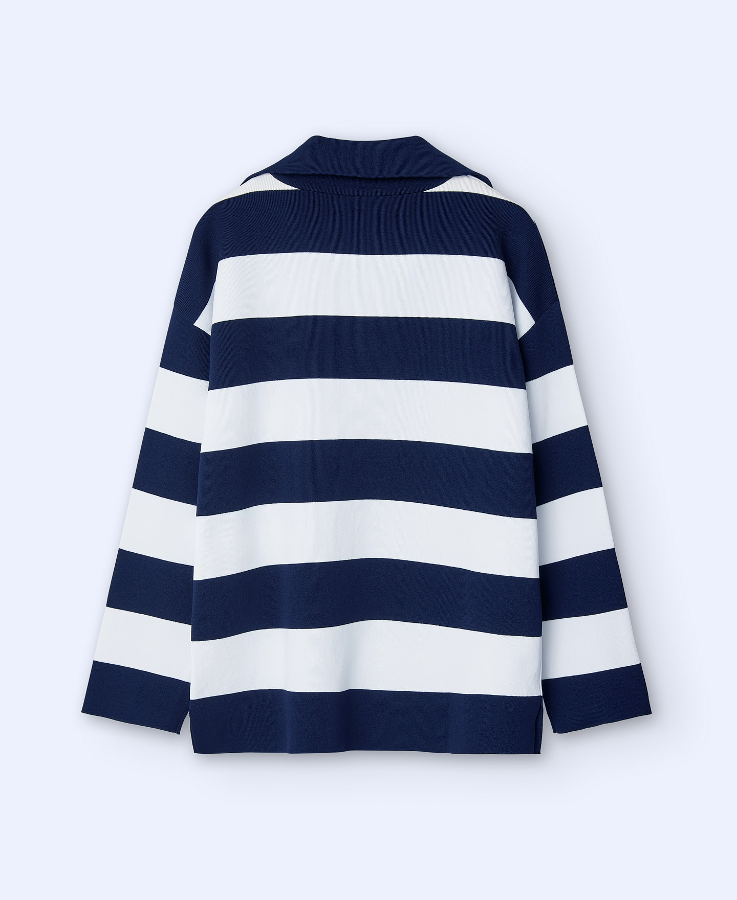 Sailor collar striped sweater image number 5