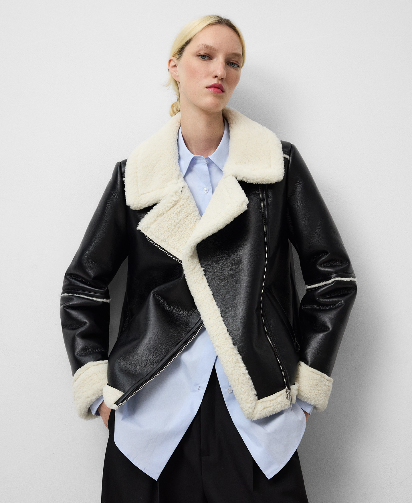 Chaqueta doble faz Piel No Piel mujer image number 0