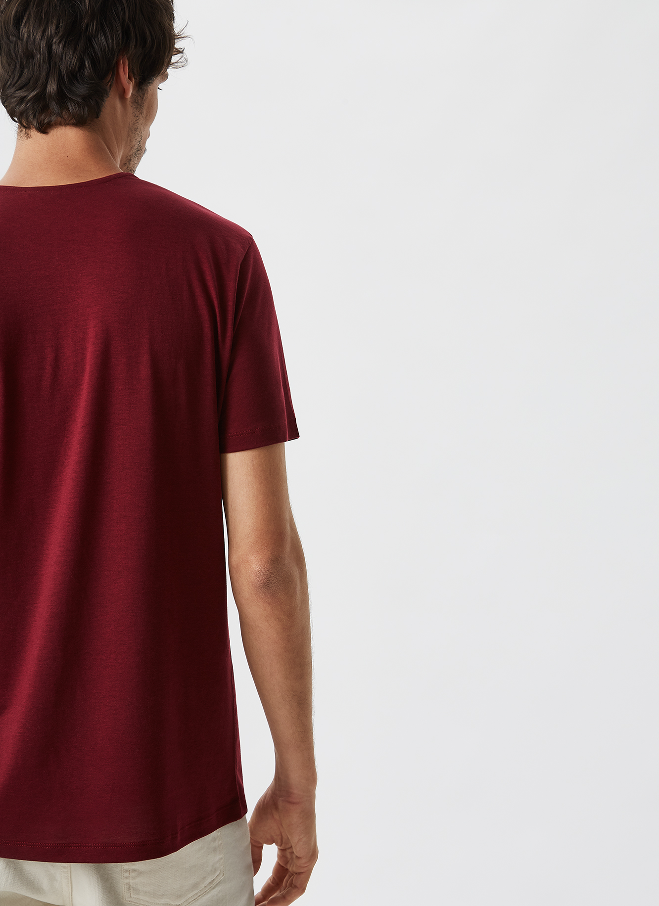 Regular fit lyocell t-shirt image number 1