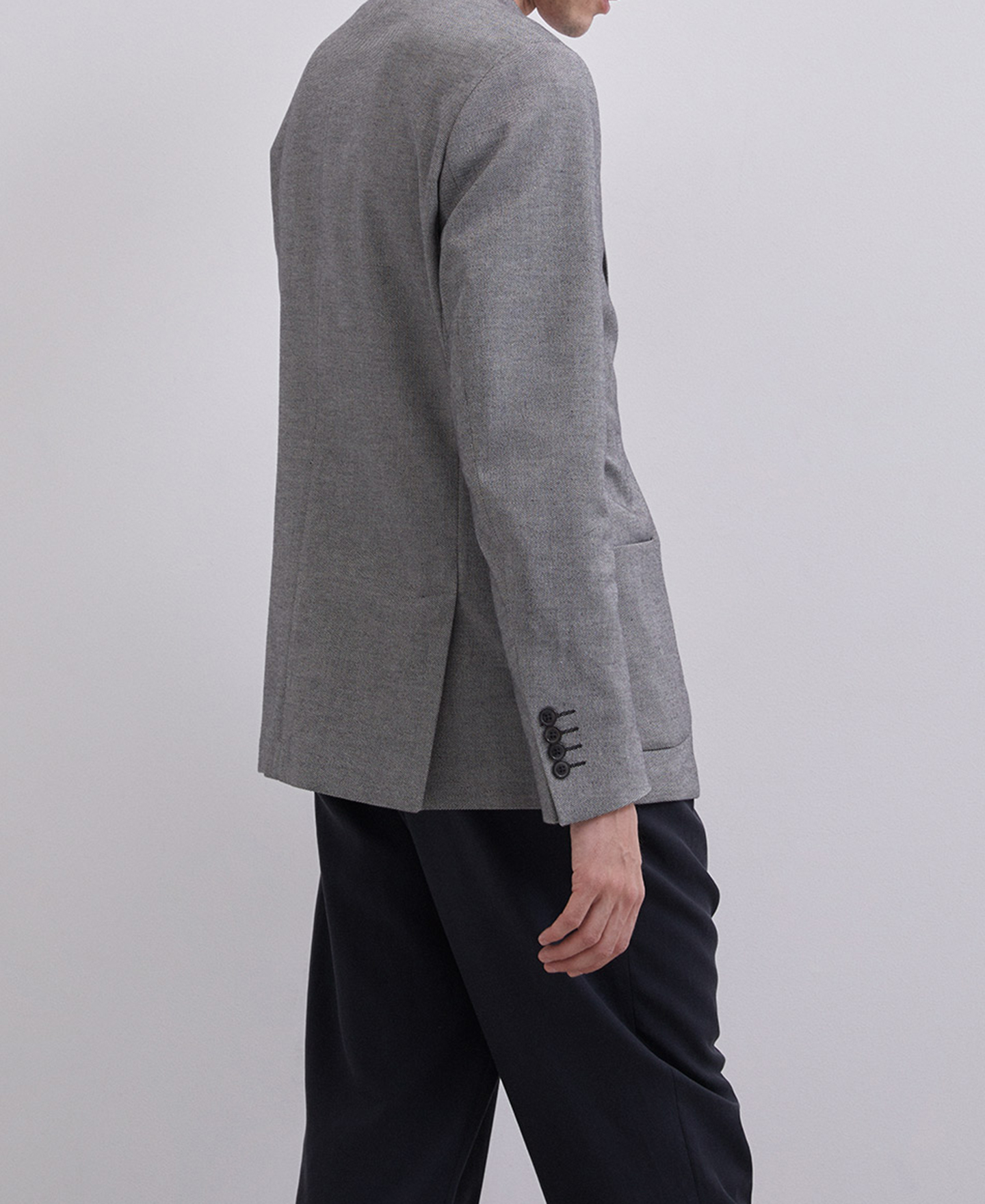 Classic grey tailored jacket image number 1