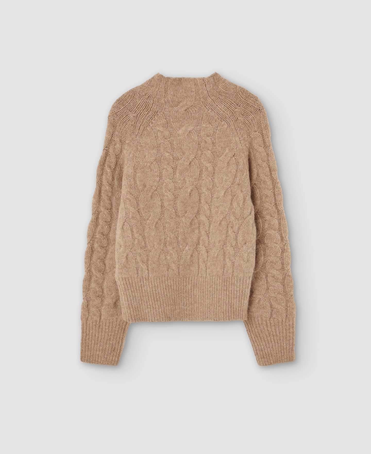 Merino wool funnel collar sweater image number 5