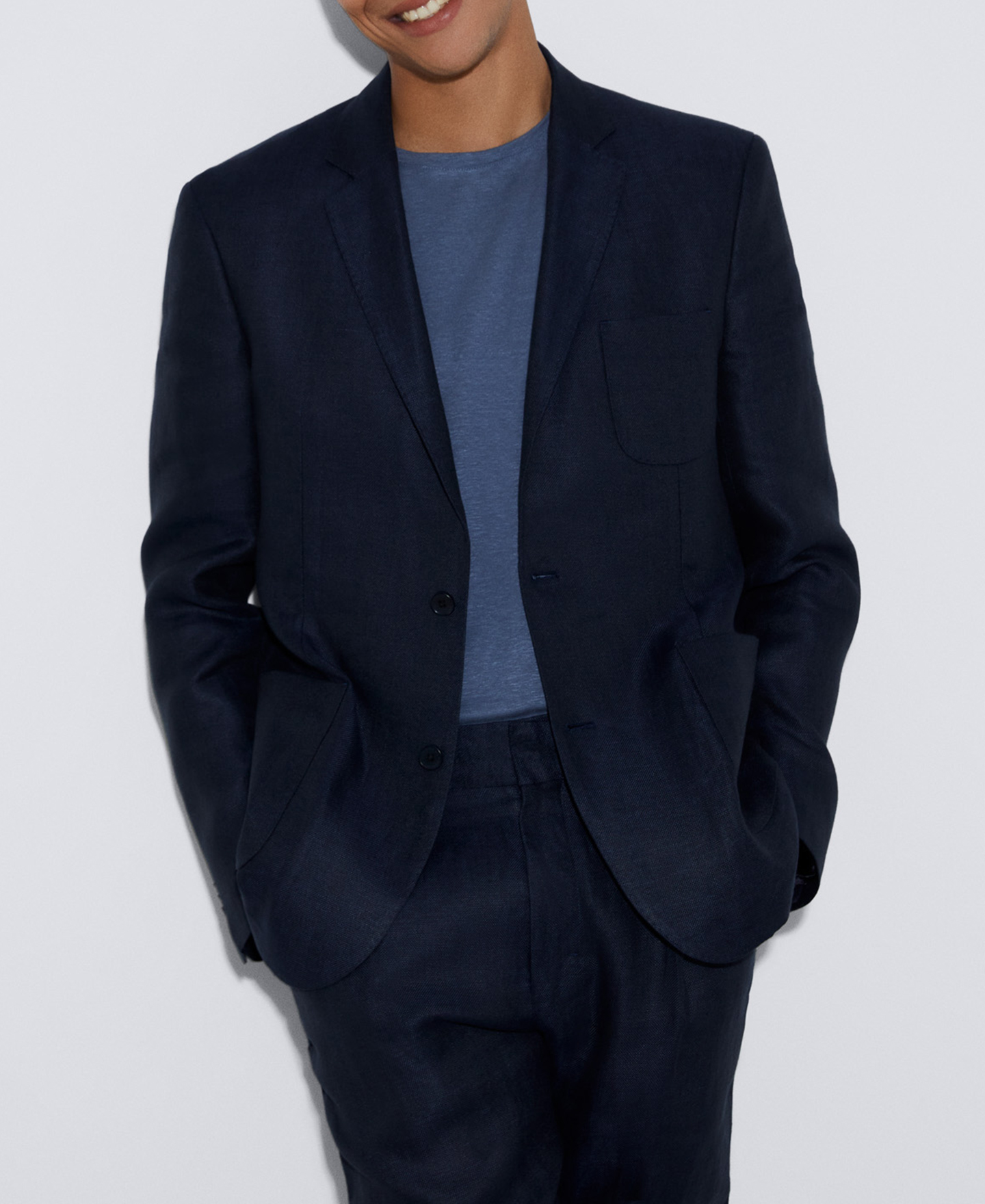 Two button straight blazer image number 0