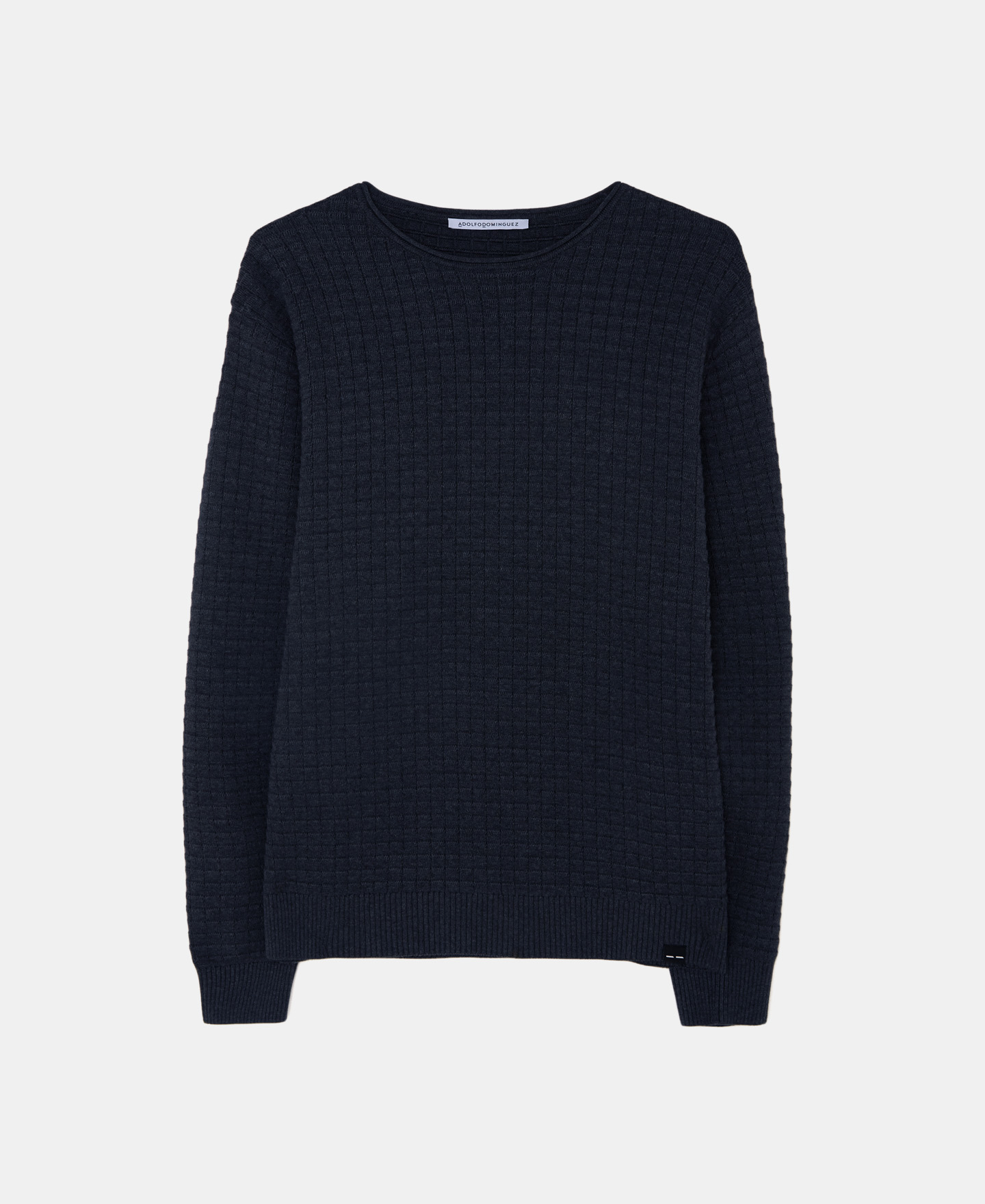 Cotton roll neck sweater image number 4