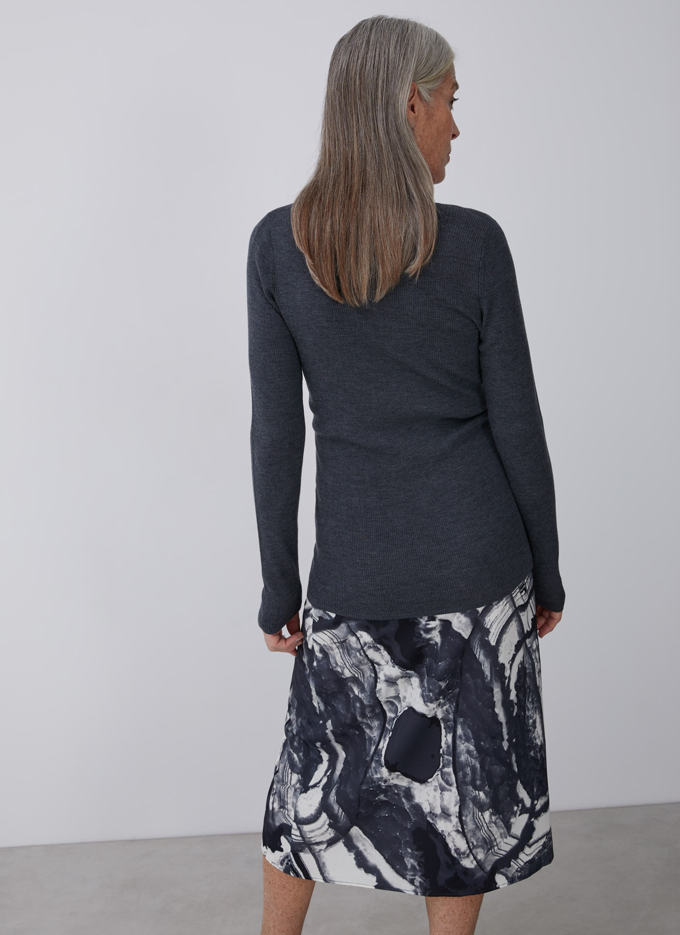 Textured merino wool sweater image number 1
