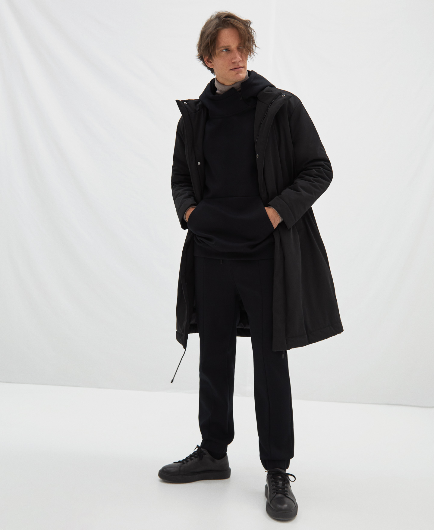Viscose elastic pants image number 1