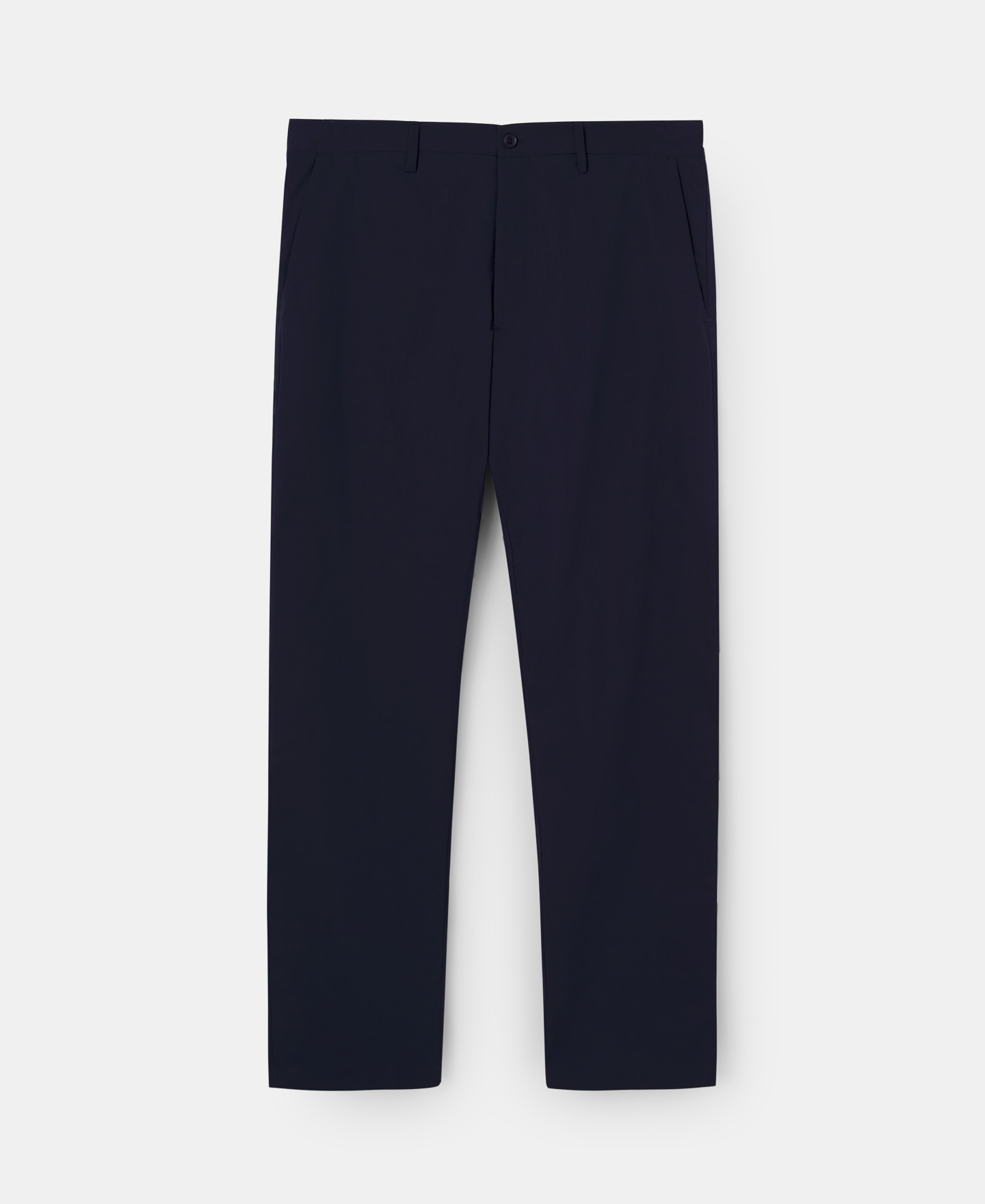 Cotton poplin grey trousers image number 4