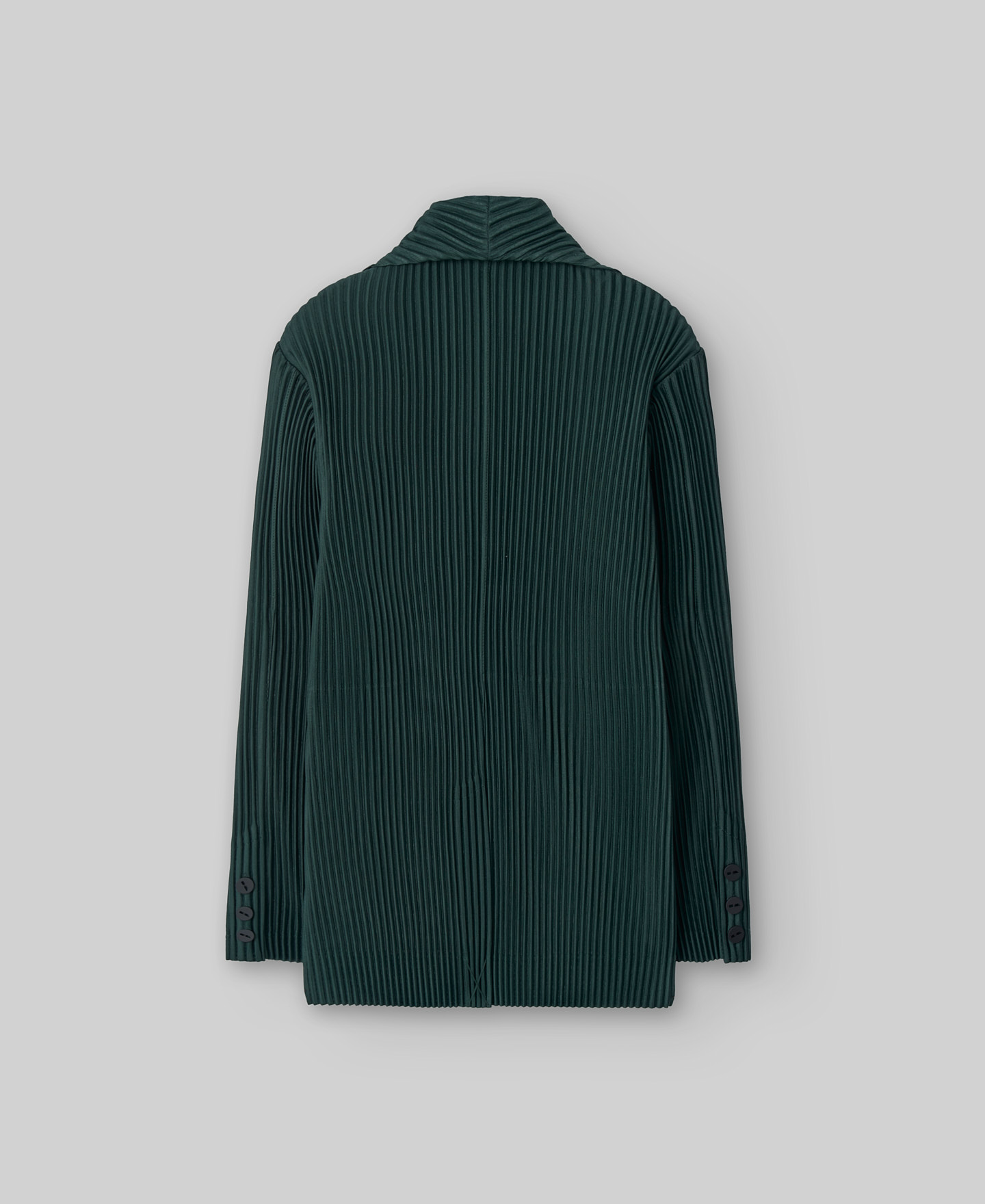 Blazer crinkle verde botella mujer image number 5