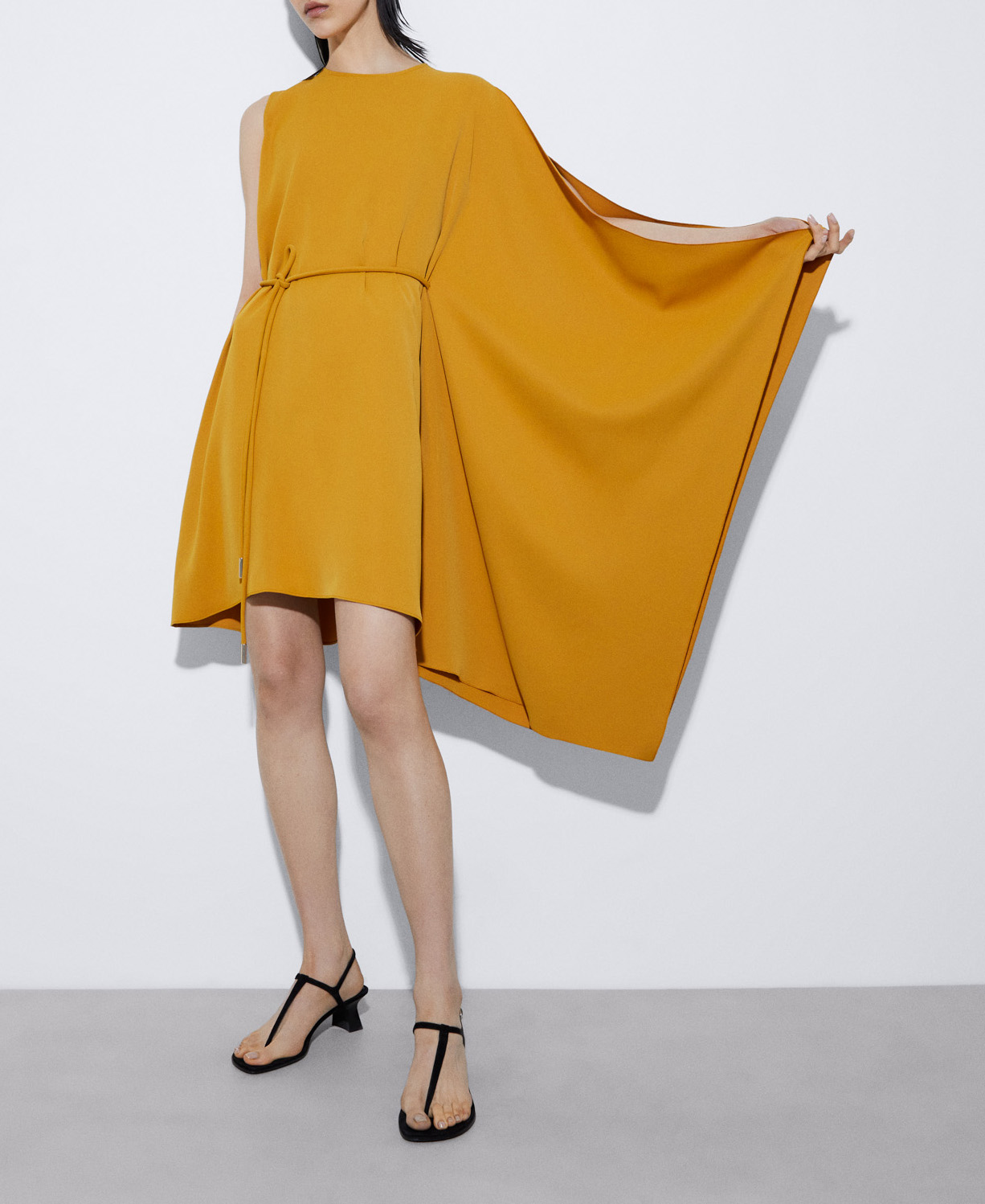 Draped short dress image number 1