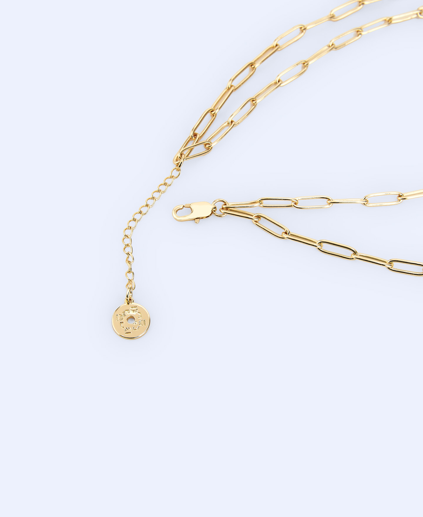 Metal link necklace image number 2