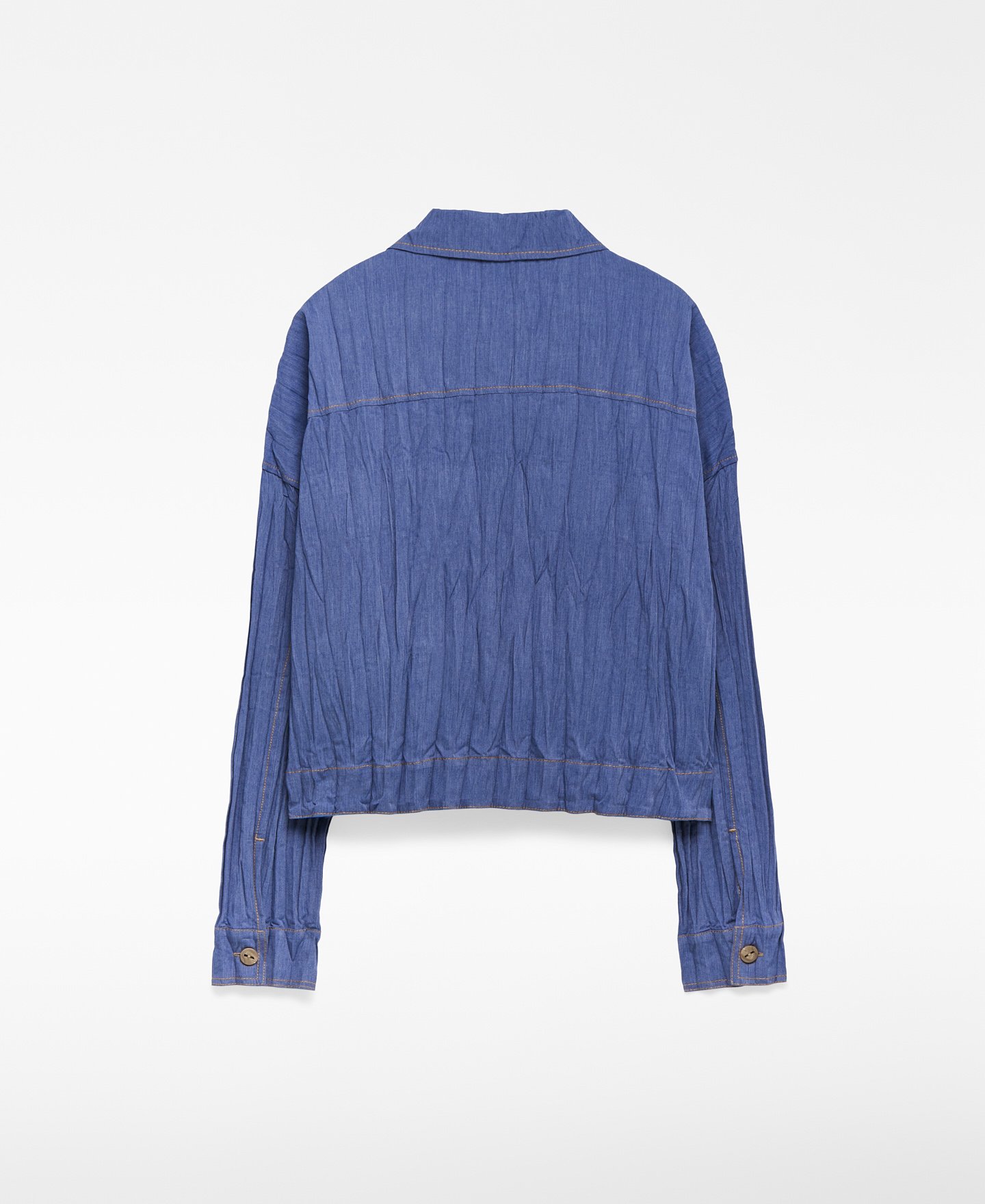 Crinkle shirt woman image number 5