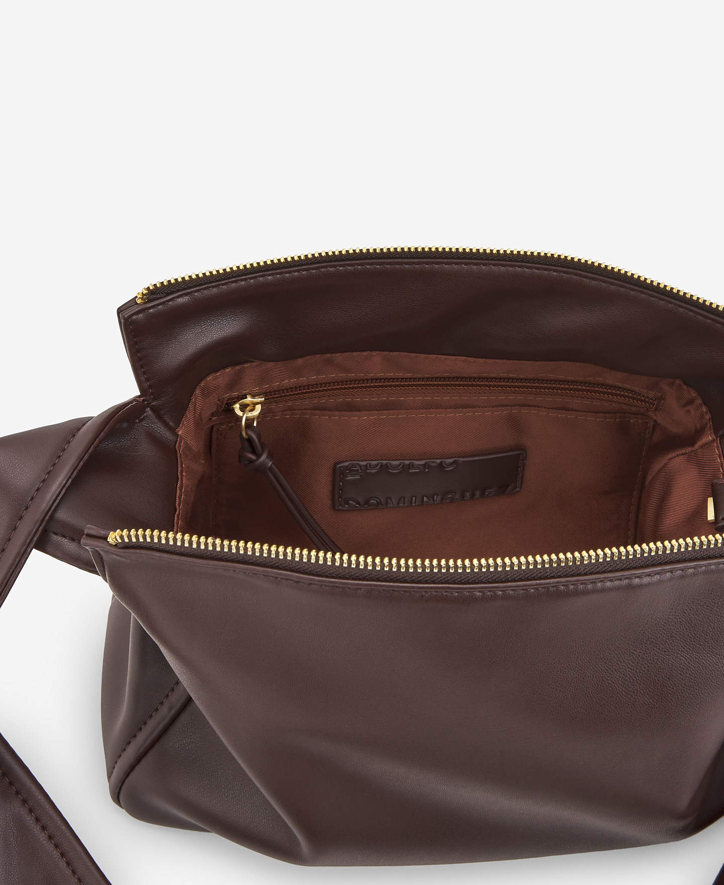 Nappa textured shoulder bag image number 3