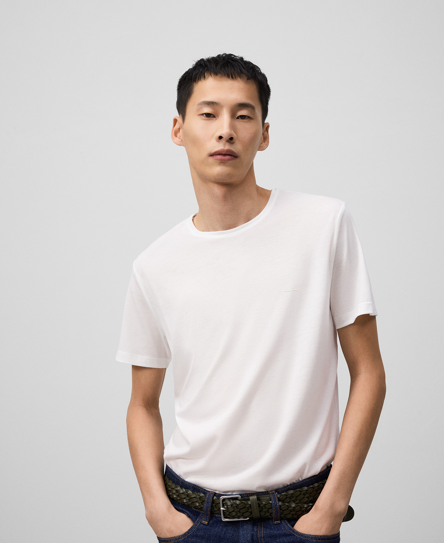 Regular fit short sleeve T-shirt man image number 0
