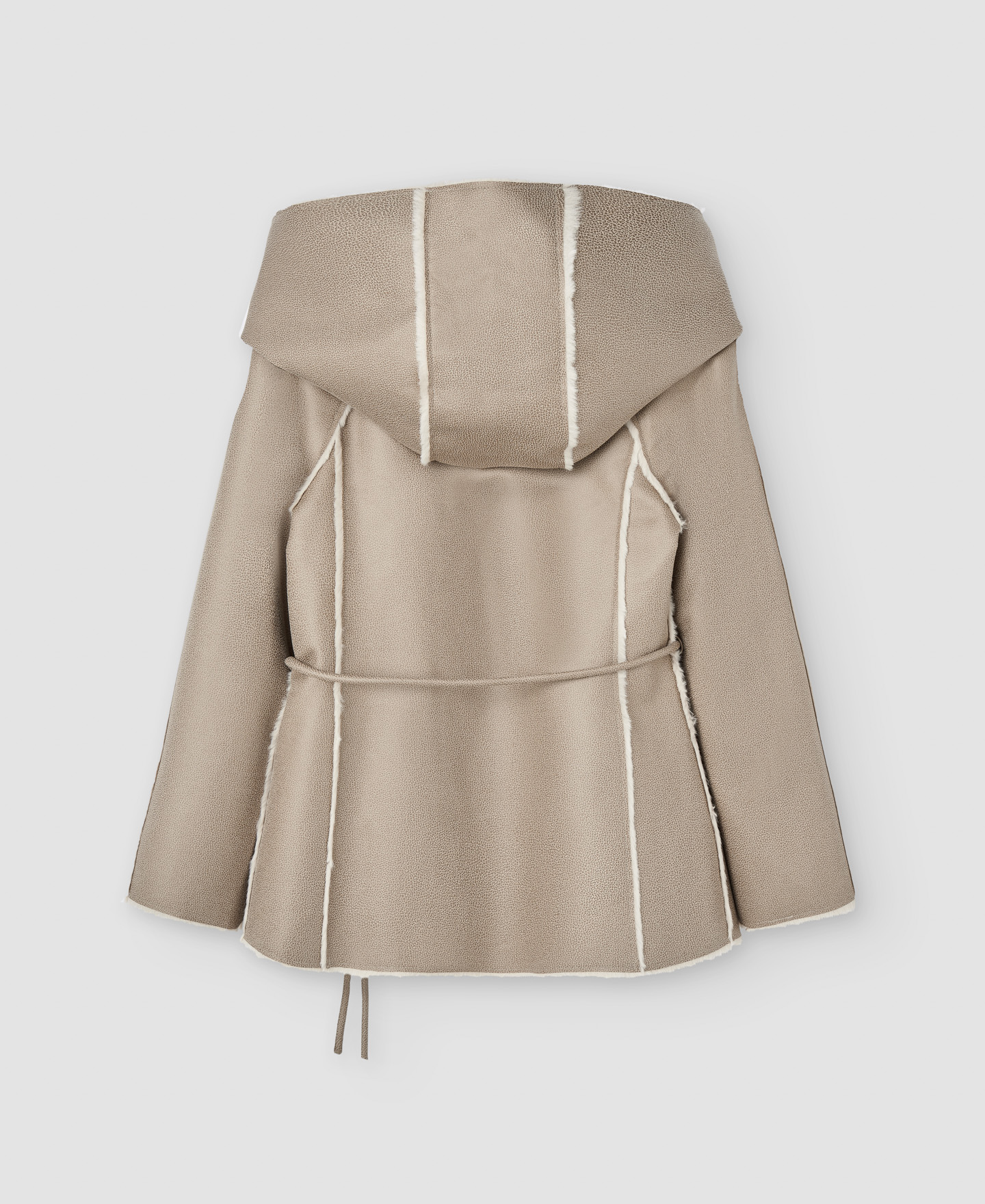 Fluid coat with hood image number 5
