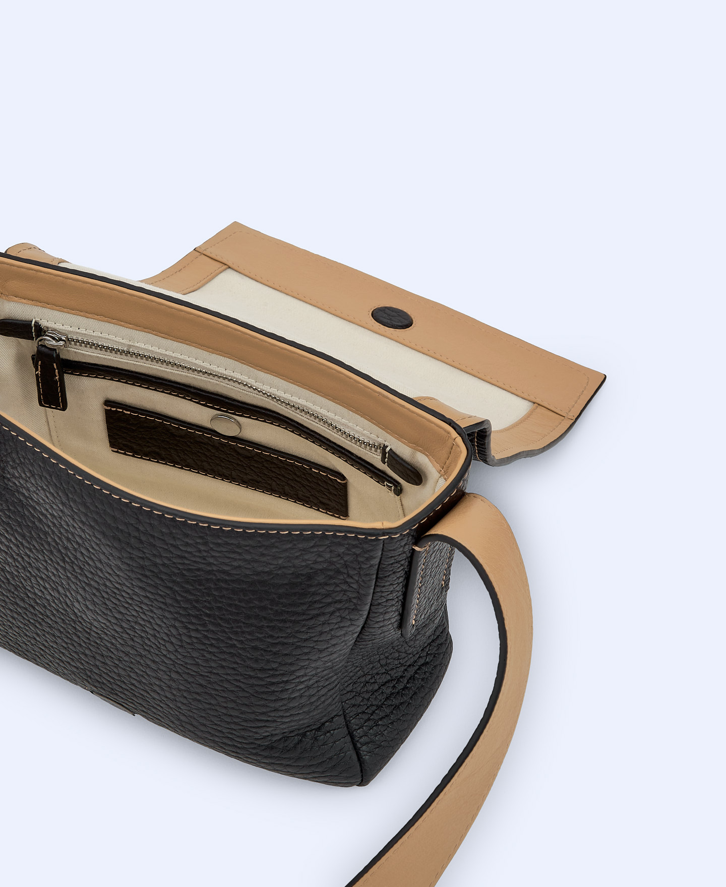 Responsible leather mini shoulder bag image number 2