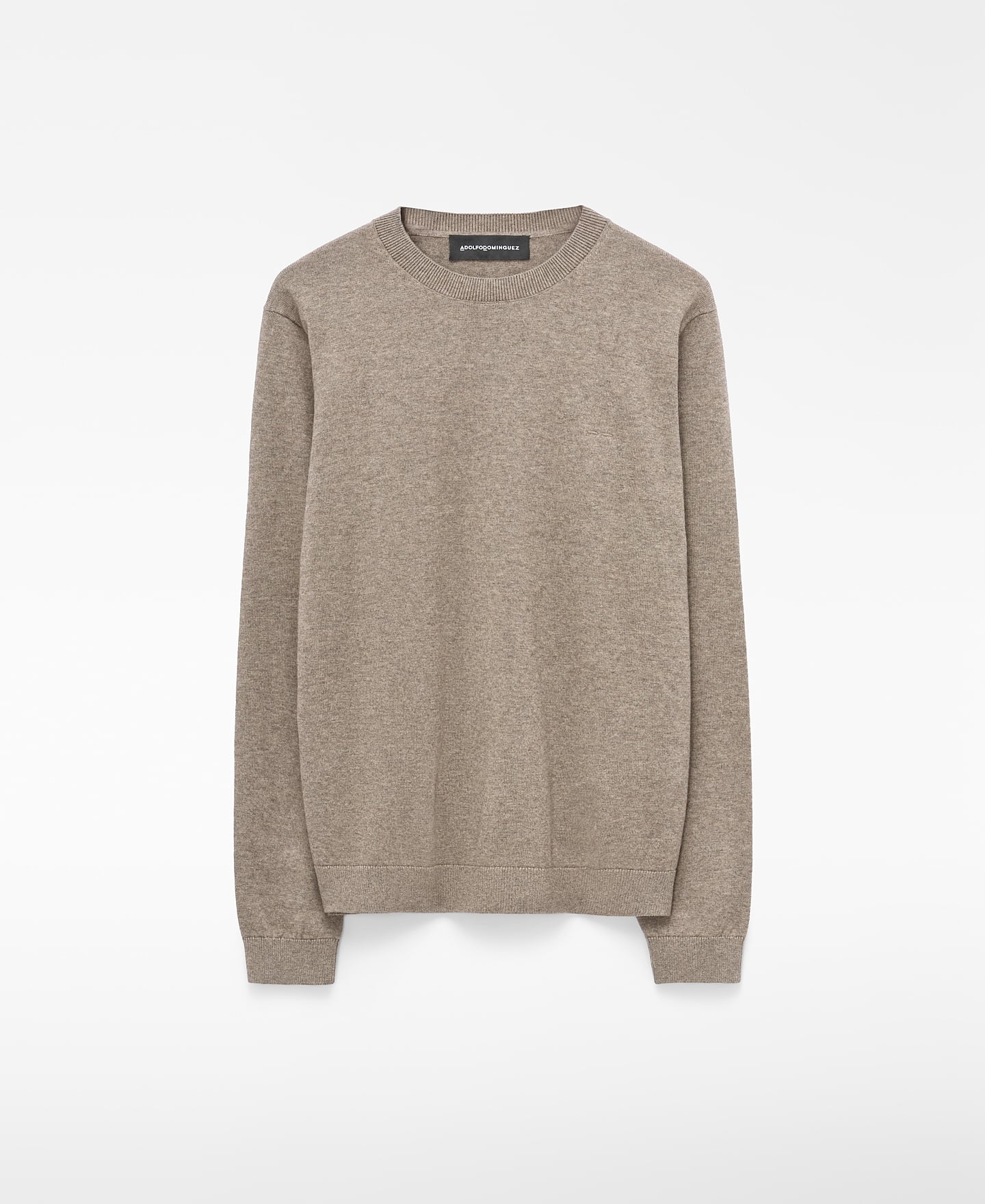 Wool and cotton crew collar sweater image number 4
