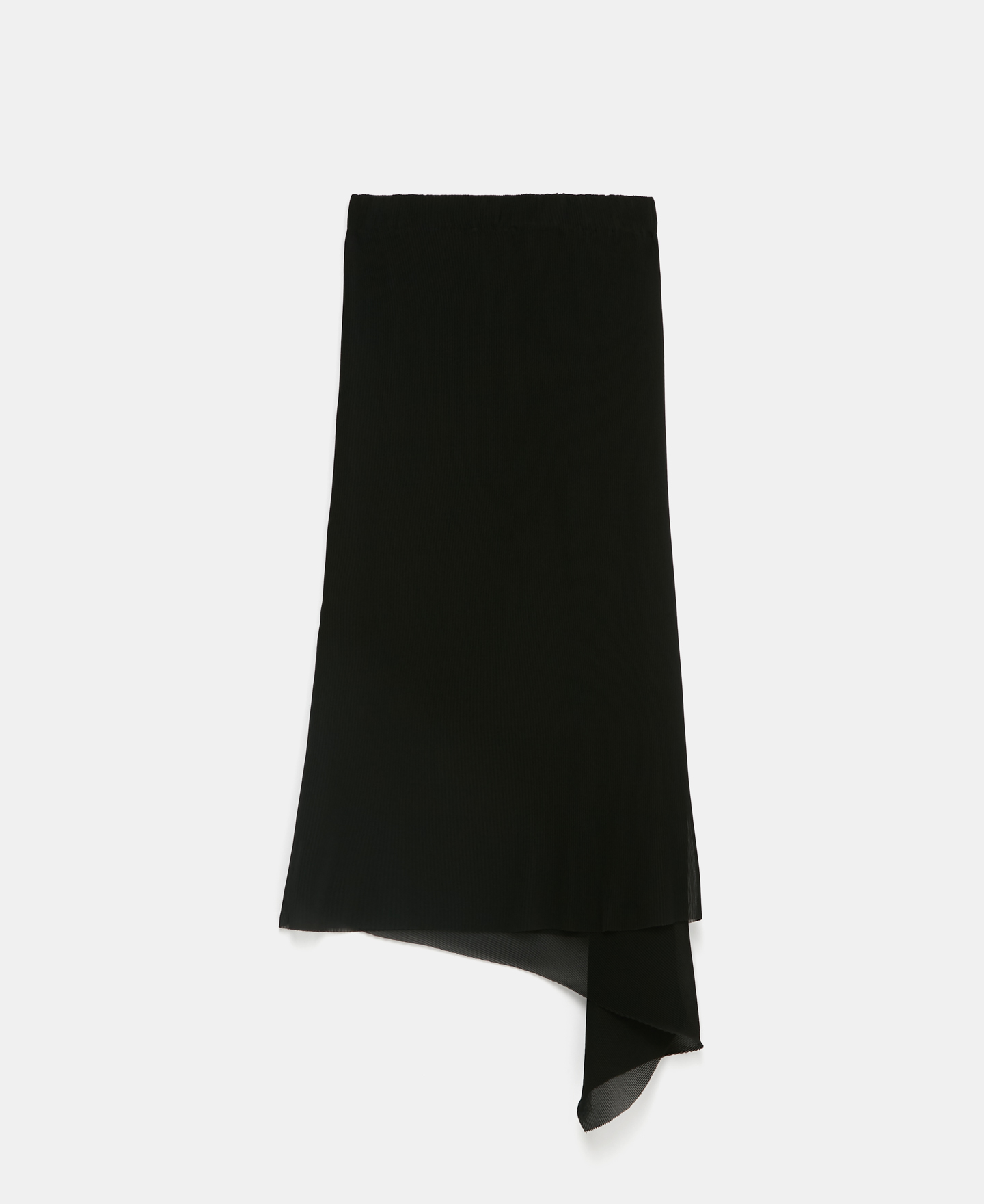 Asymmetric crinkle skirt image number 5