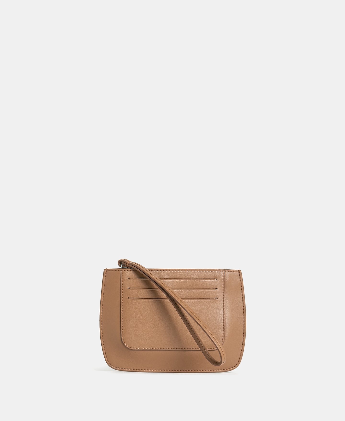 Cartera en piel vaqueta image number 1